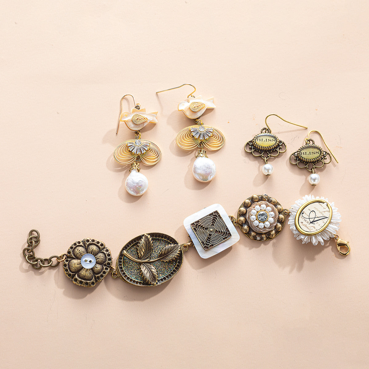 Vintage-Inspired Petite Pearl Bliss Earrings