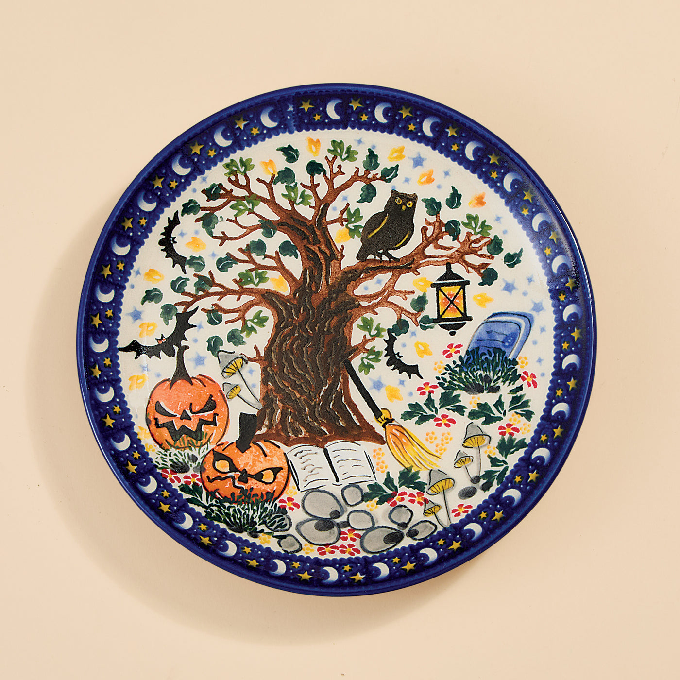 Polish Pottery Fright Night Small Plate (Preorder)