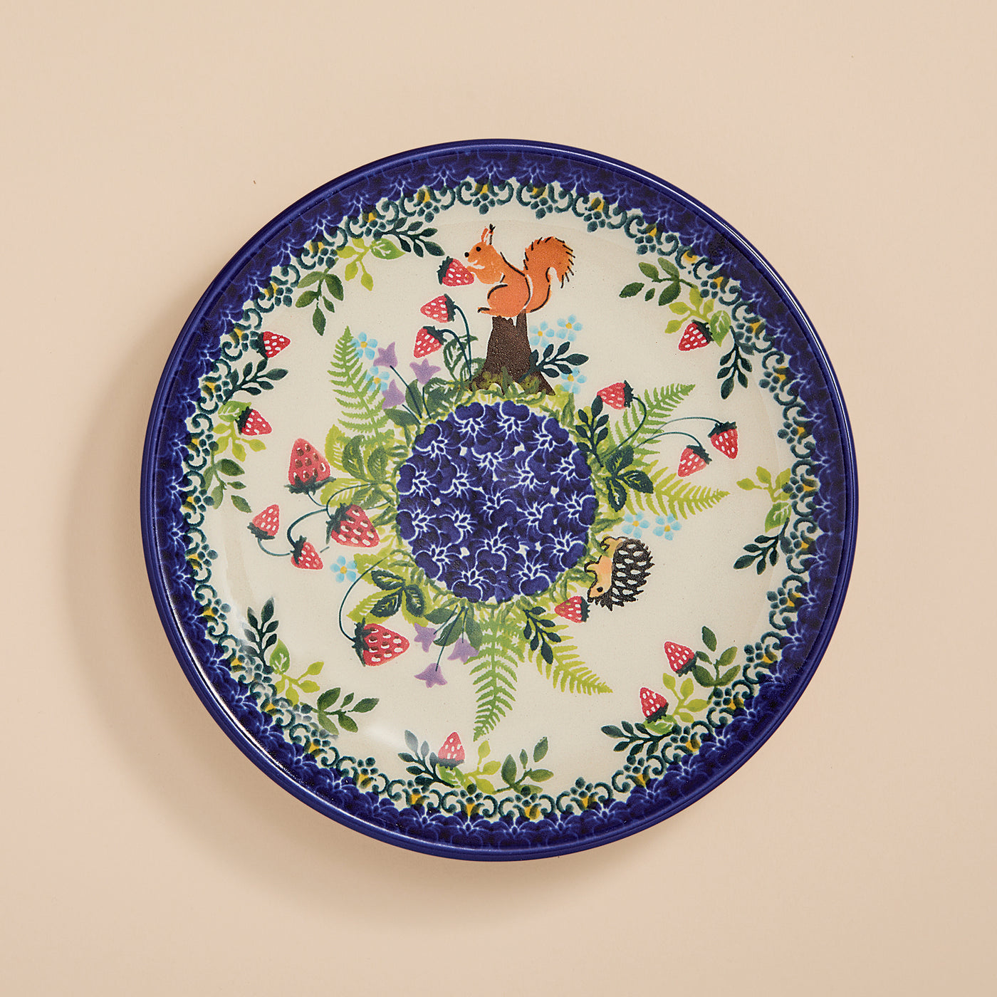 Polish Pottery Garden Wildlife Small Plate (Preorder)
