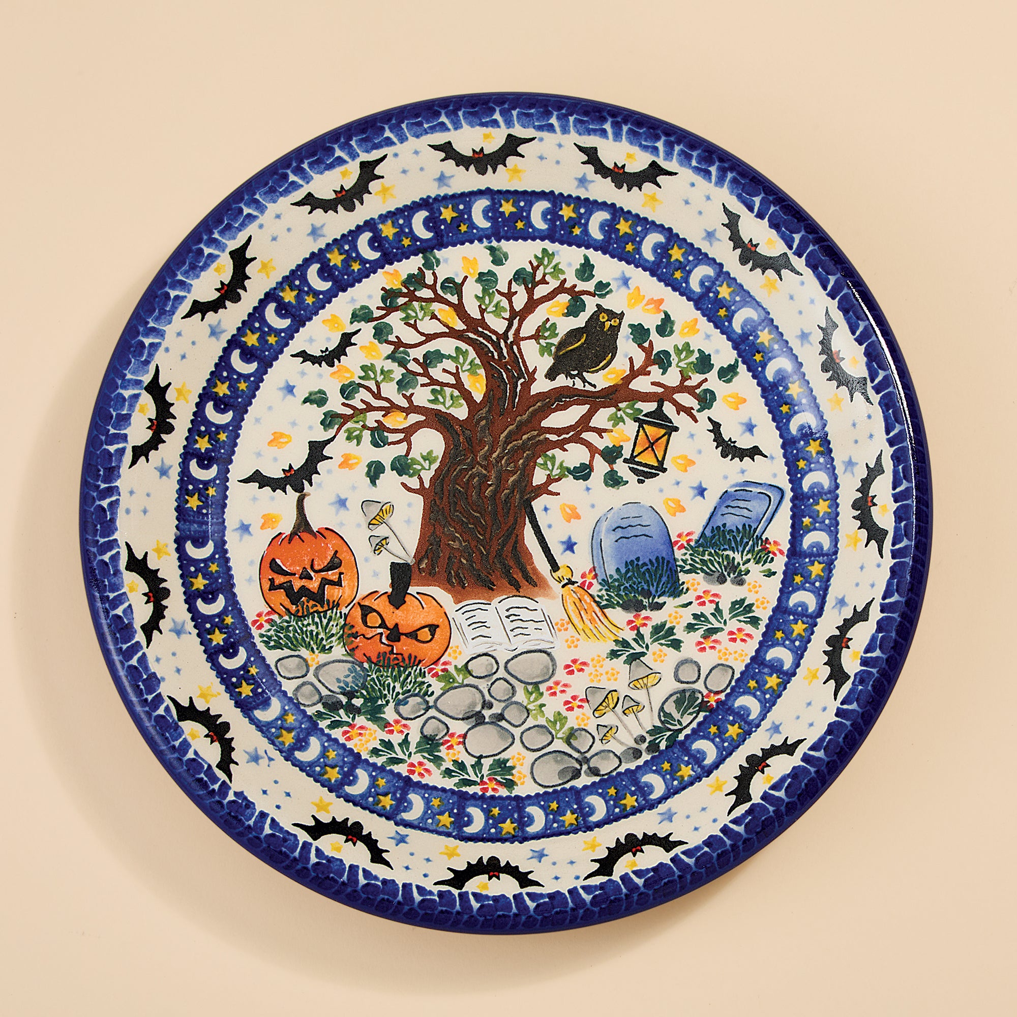 Polish Pottery Fright Night Dinner Plate (Preorder)