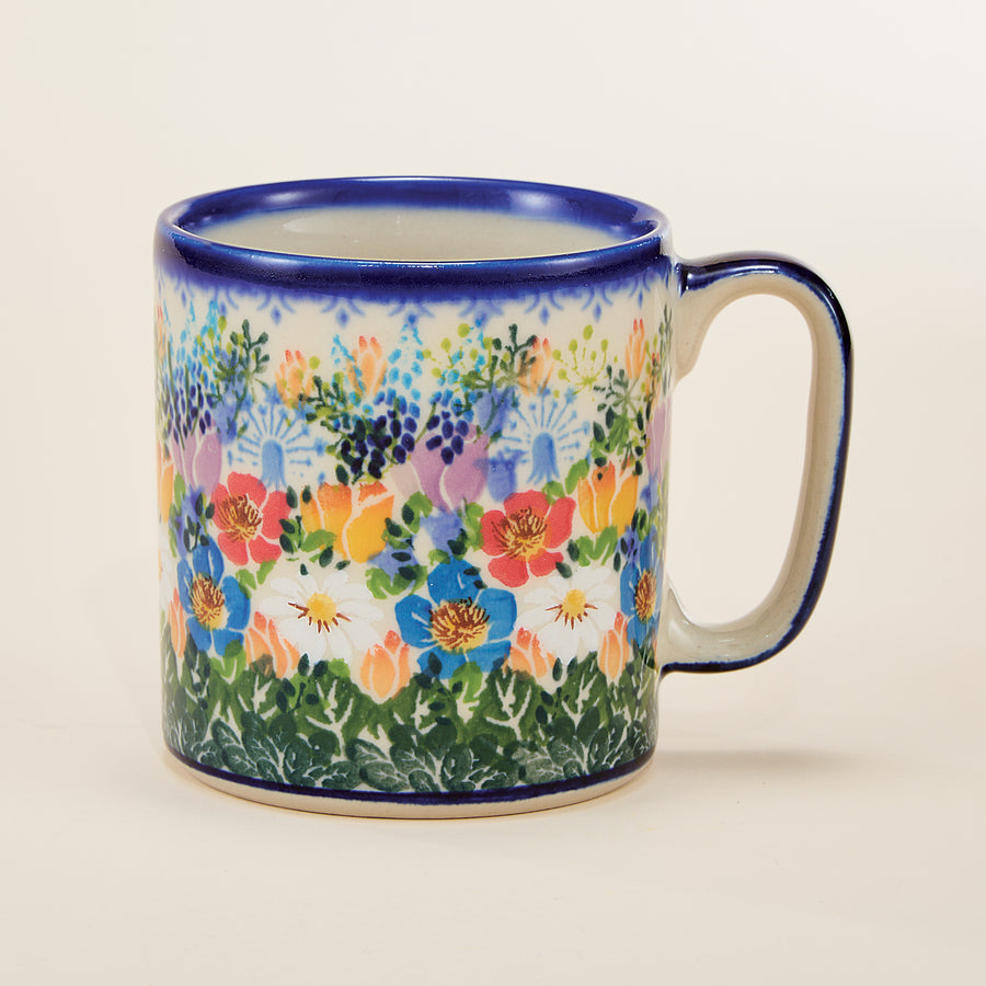 Polish Pottery Glorious Garden Mug, 14oz. (Preorder)