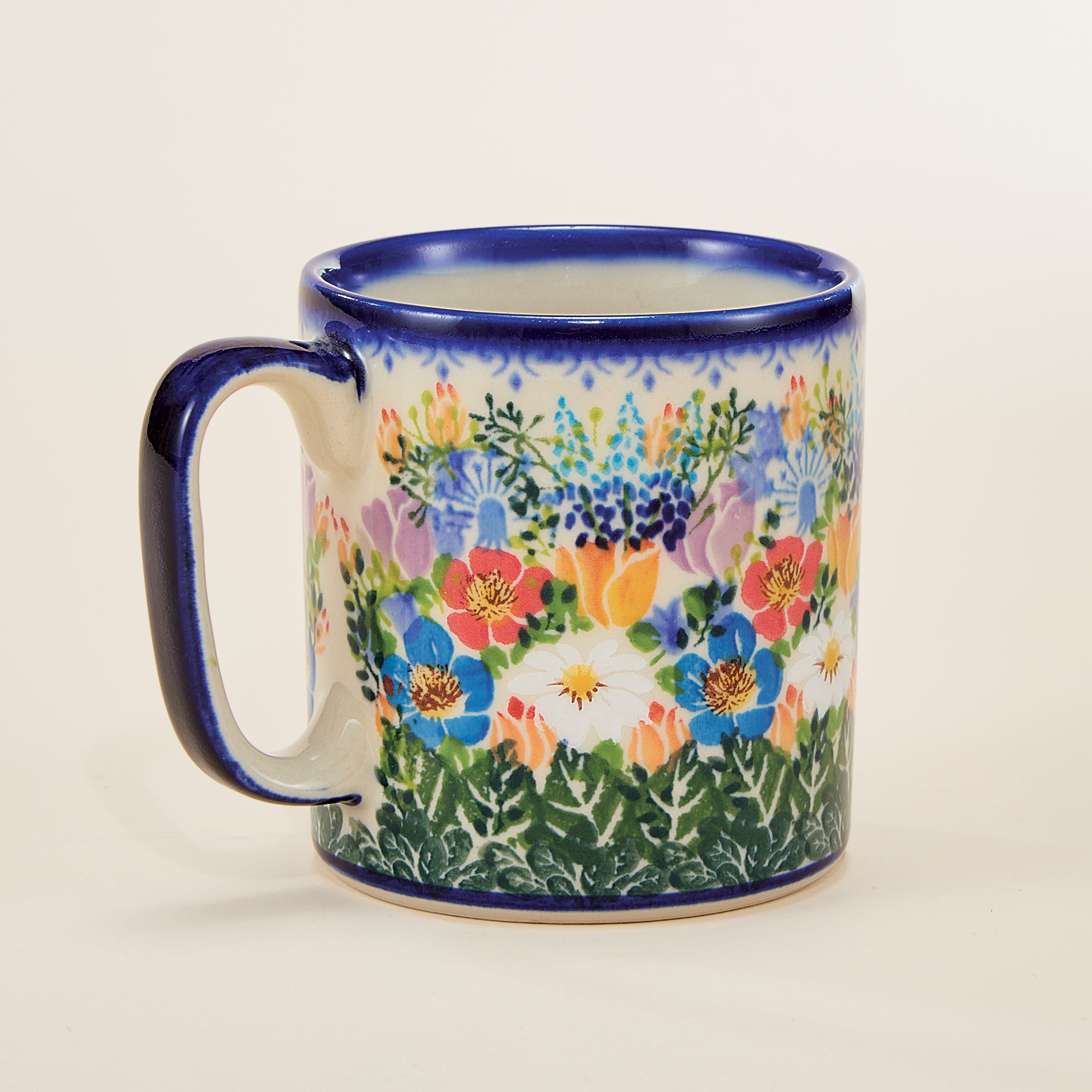 Polish Pottery Glorious Garden Mug, 14oz. (Preorder)