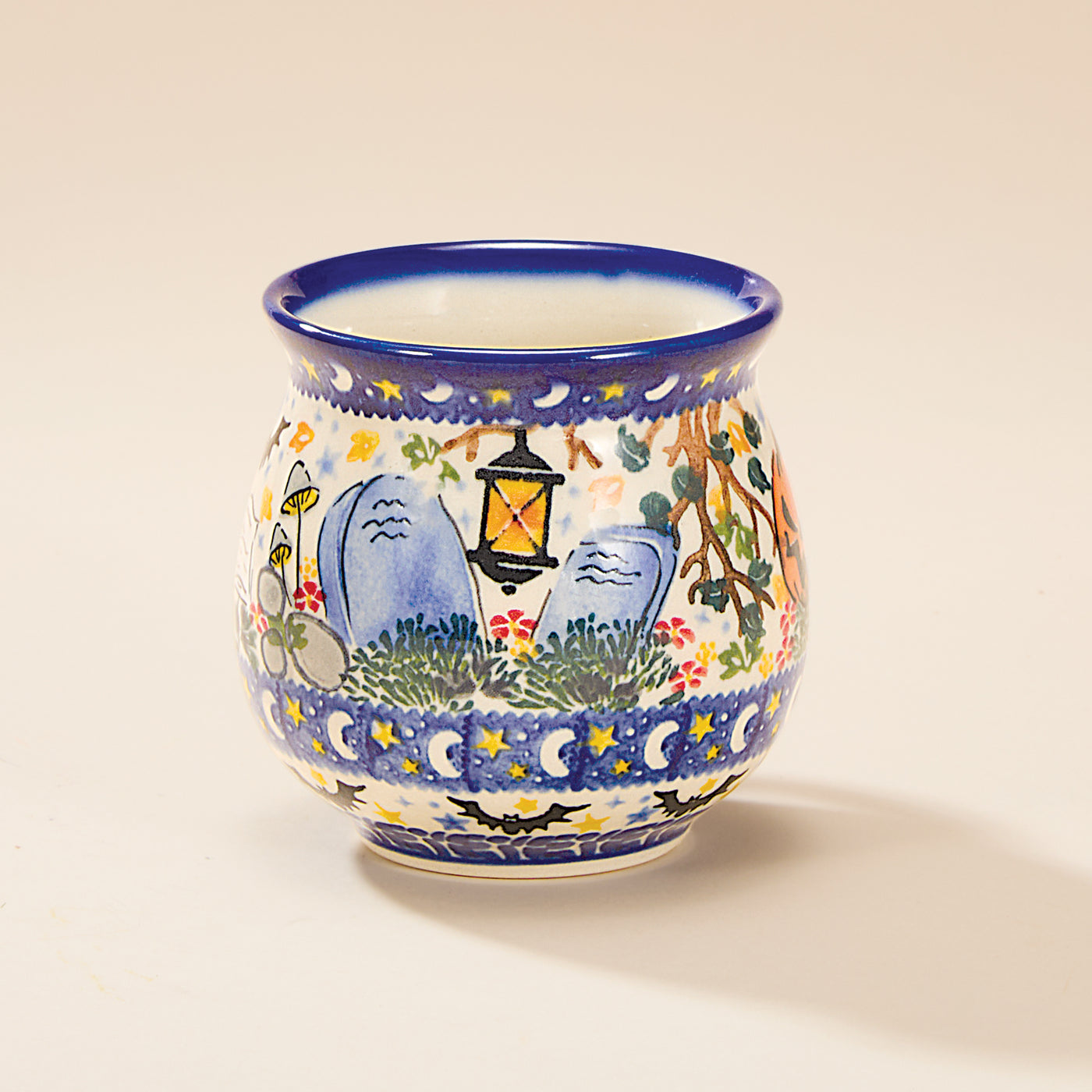 Polish Pottery Fright Night Bubble Mug, 11oz. (Preorder)