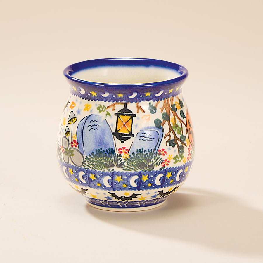Polish Pottery Fright Night Bubble Mug, 11oz. (Preorder)
