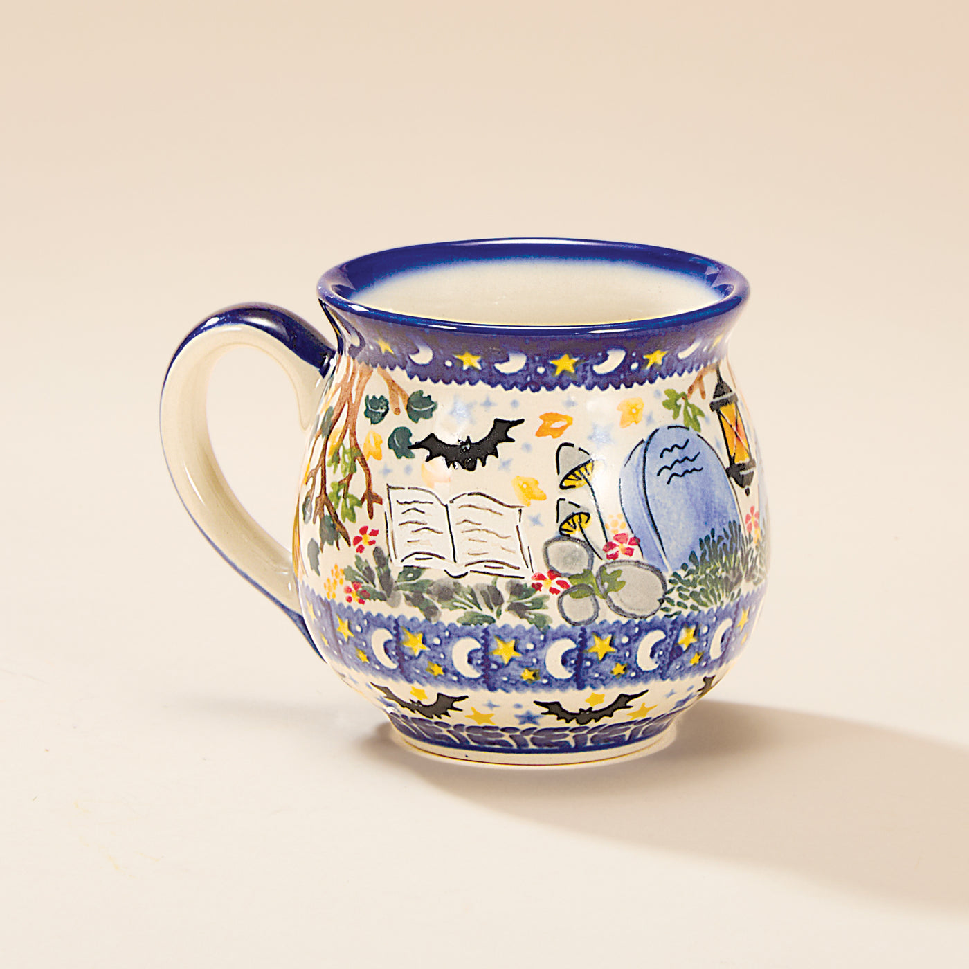 Polish Pottery Fright Night Bubble Mug, 11oz. (Preorder)