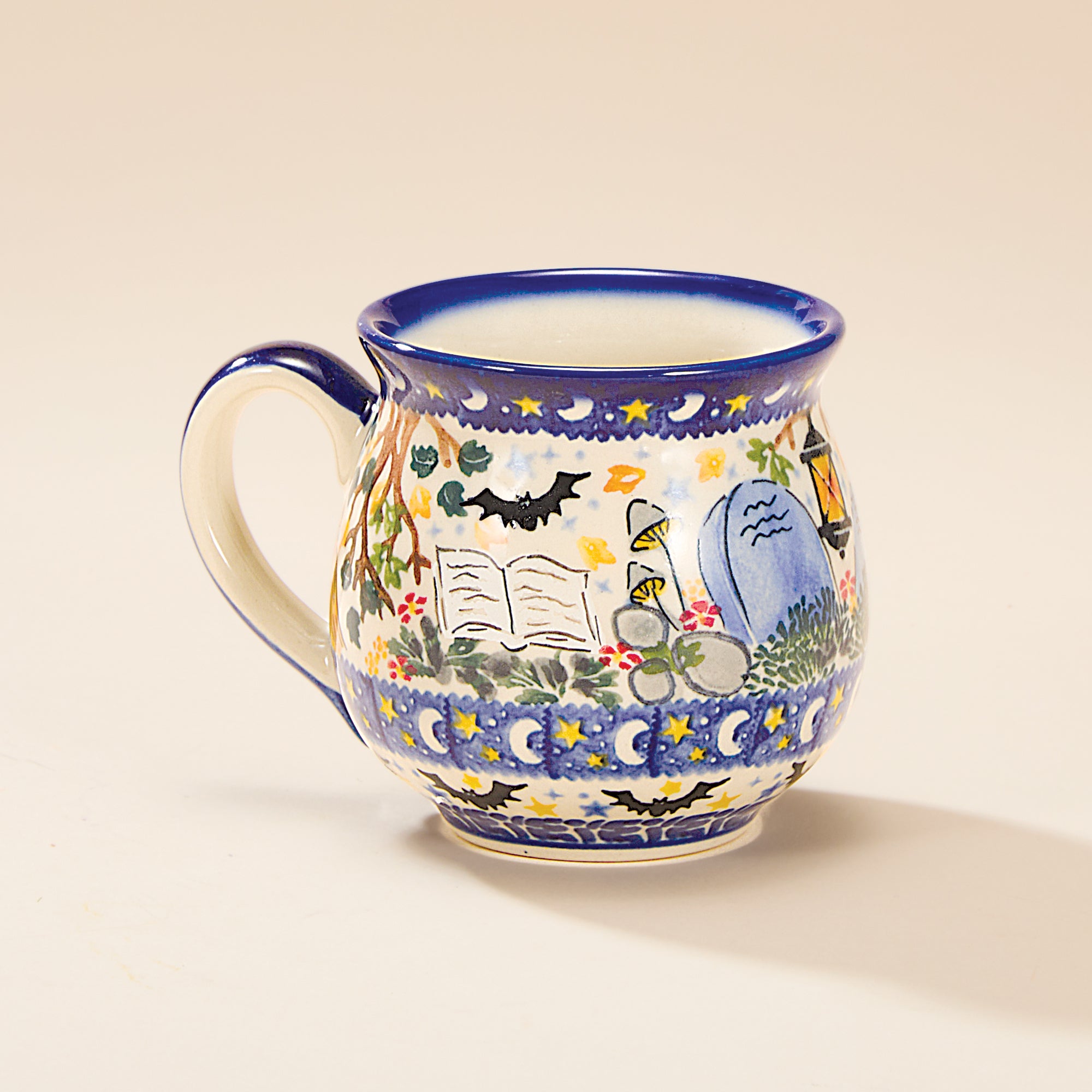 Polish Pottery Fright Night Bubble Mug, 11oz. (Preorder)