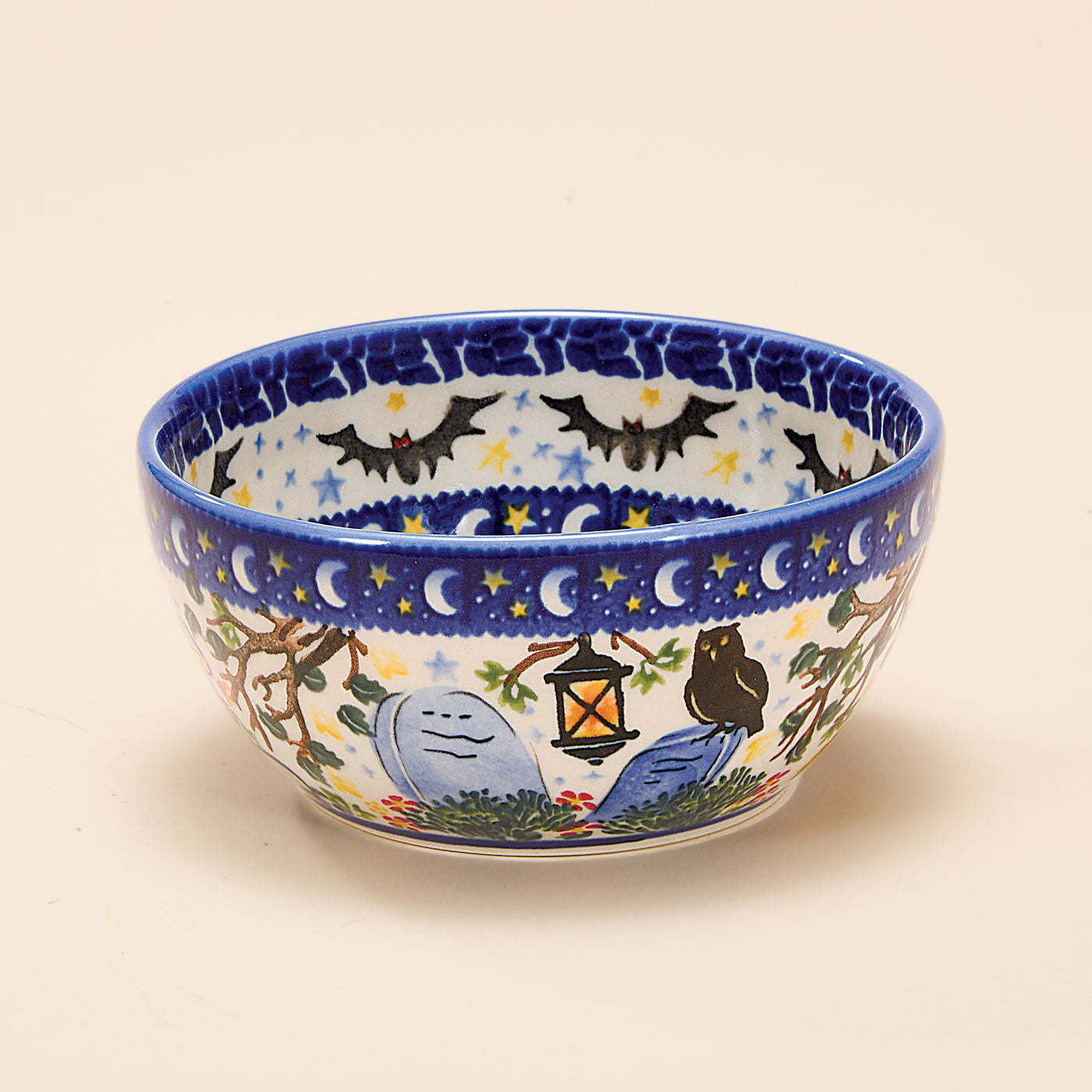 Polish Pottery Fright Night Small Bowl (Preorder)