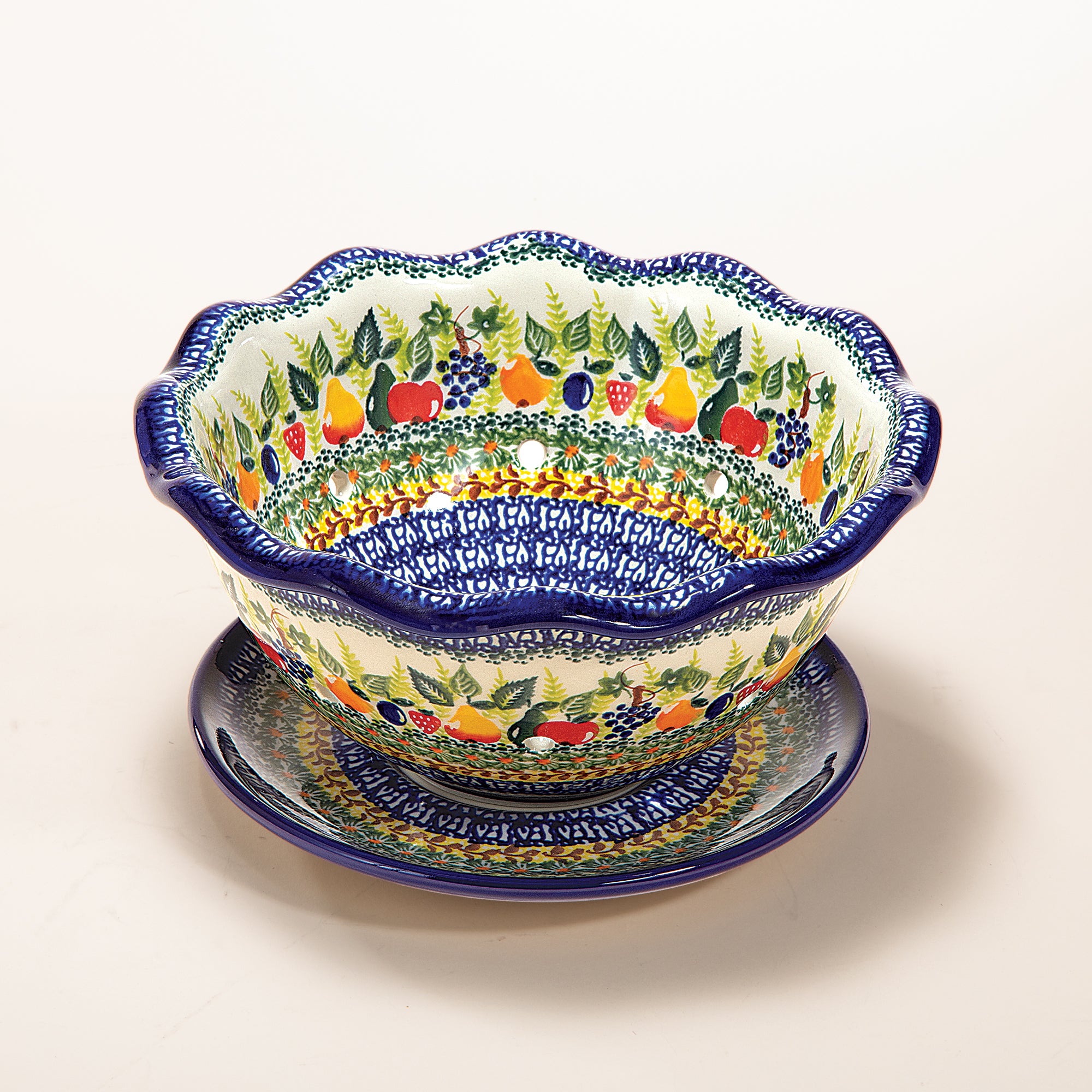 Polish Pottery Farm Fresh Colander