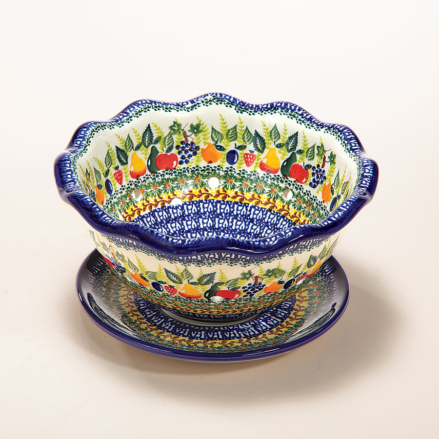 Polish Pottery Farm Fresh Colander