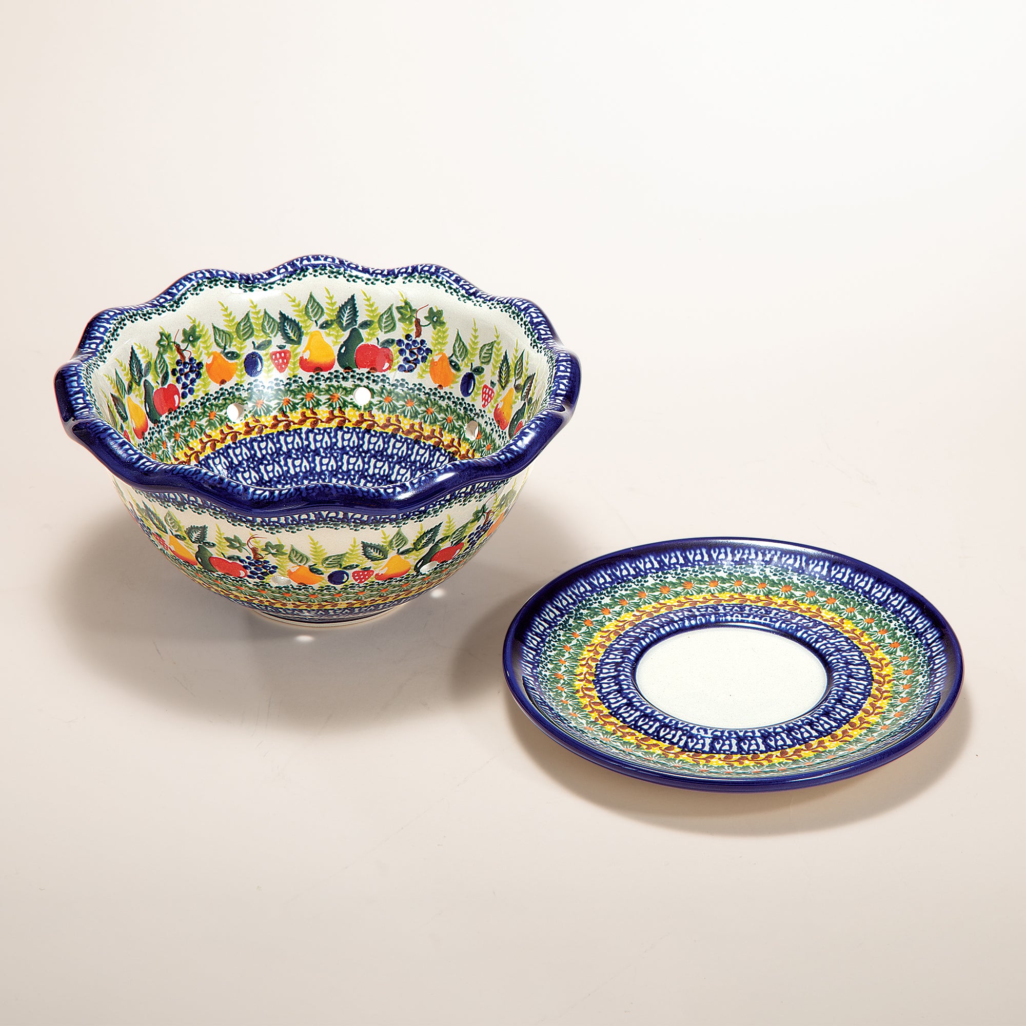 Polish Pottery Farm Fresh Colander