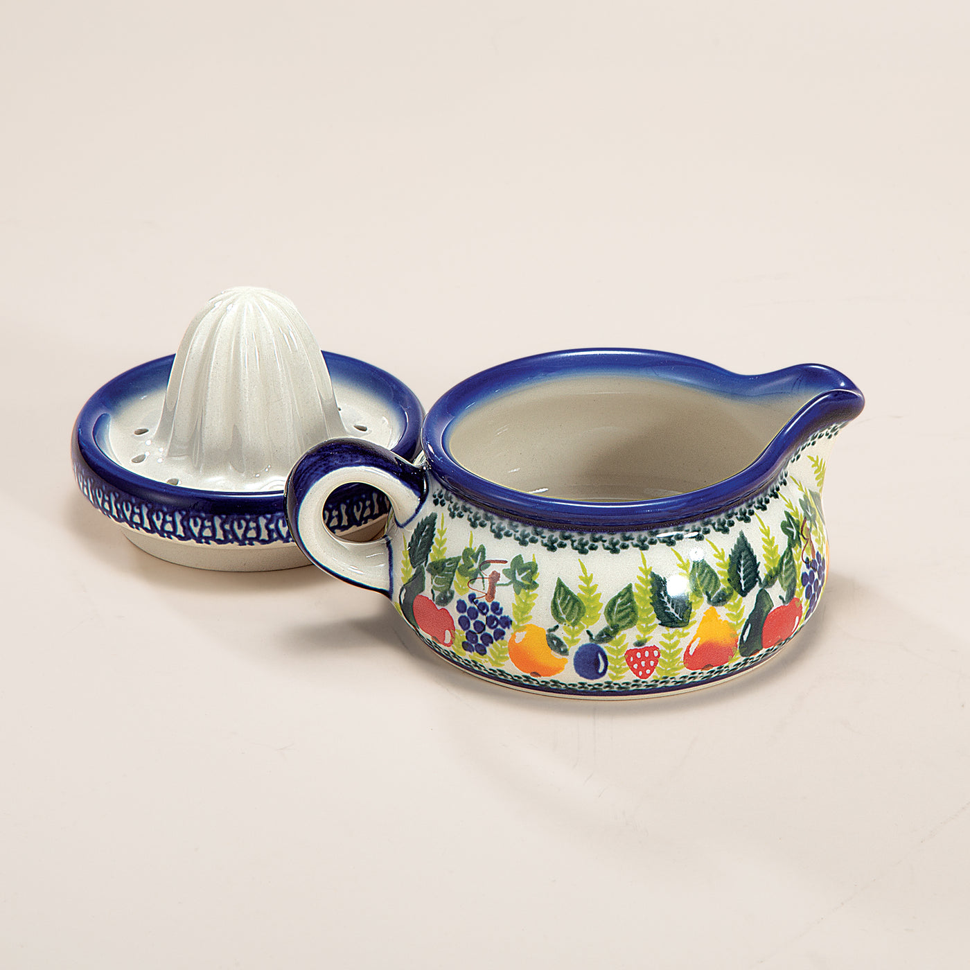 Polish Pottery Farm Fresh Juicer Set