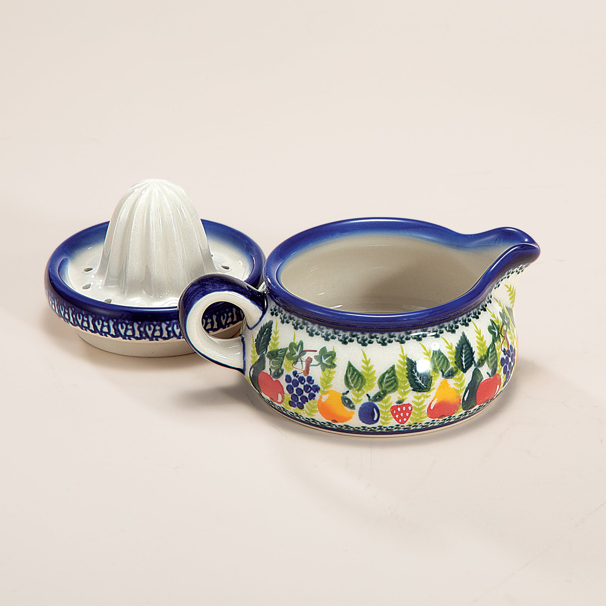 Polish Pottery Farm Fresh Juicer Set