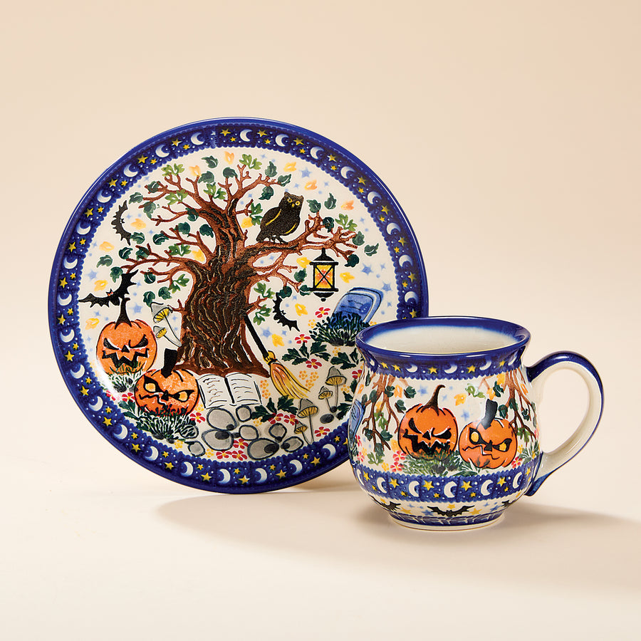 Polish Pottery Fright Night Small Plate (Preorder)