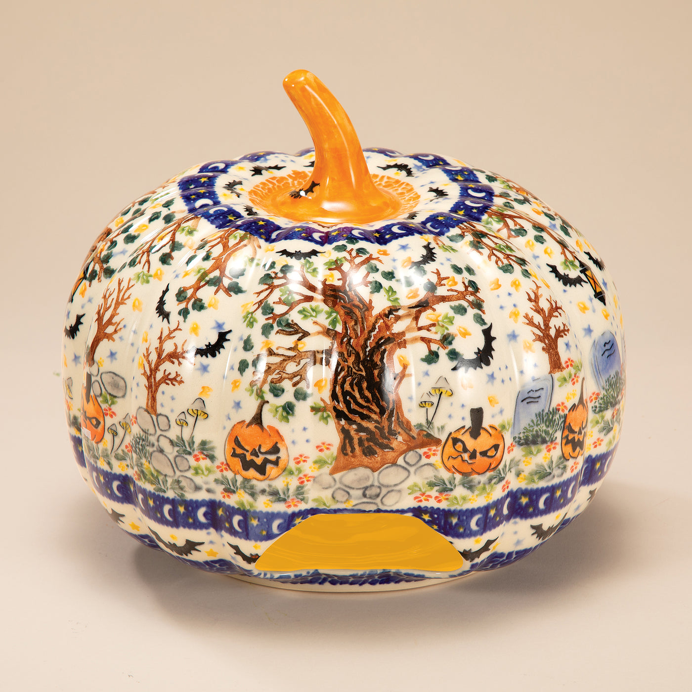 2026 Polish Pottery Fright Night Jack O' Lantern (Preorder)