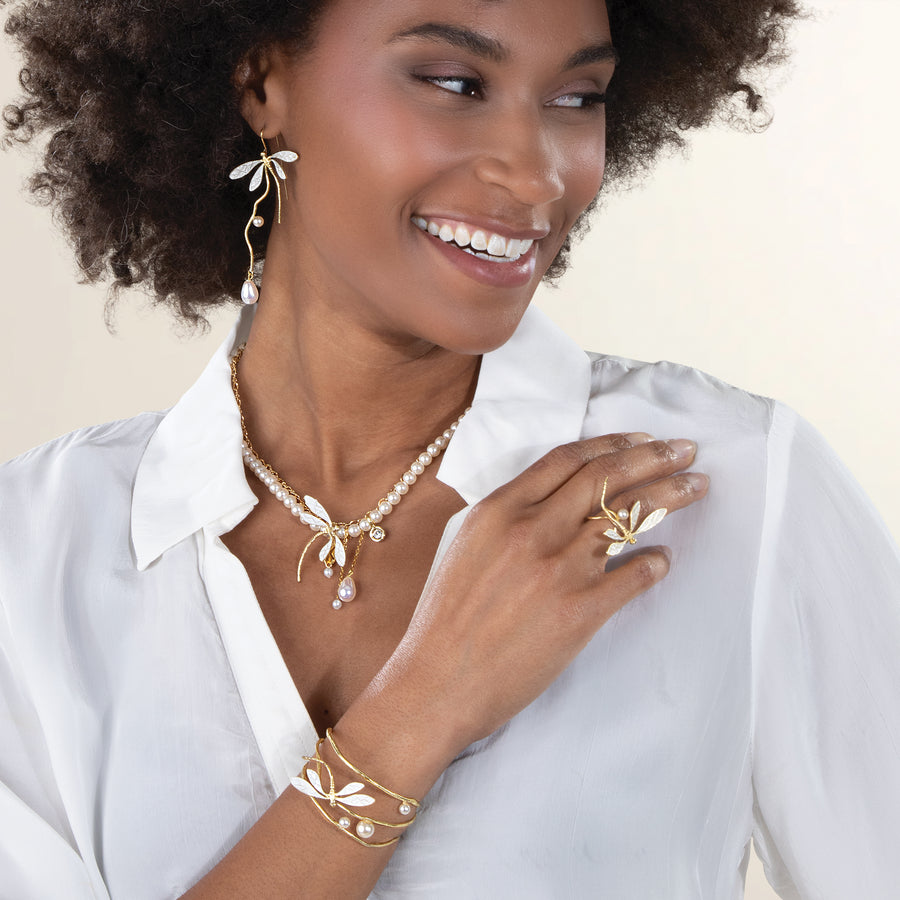 Darling Dragonfly Pendant Necklace