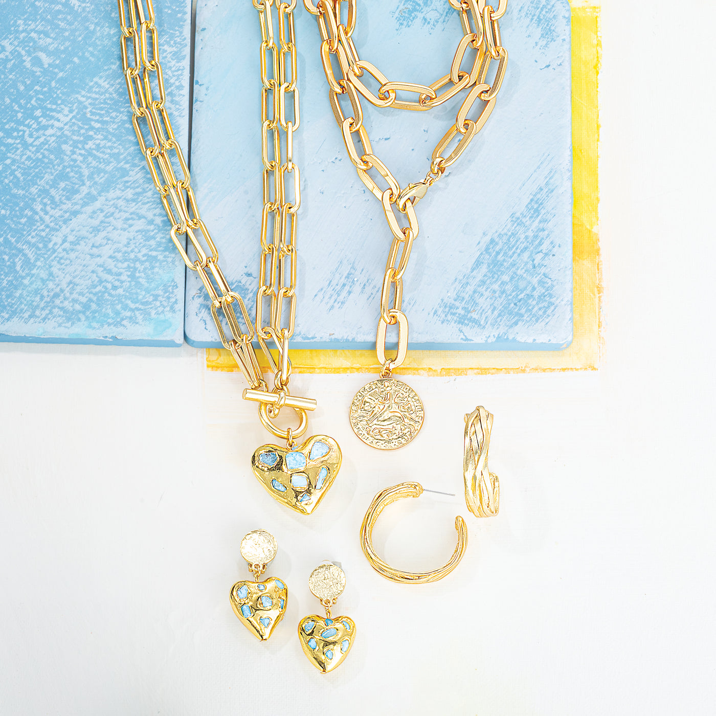 Luxe & Linked Medallion Necklace