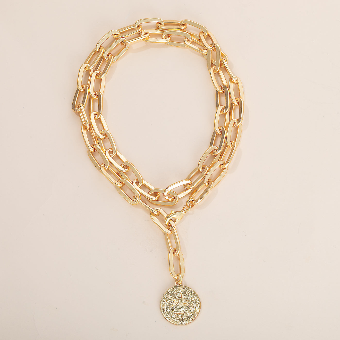 Luxe & Linked Medallion Necklace