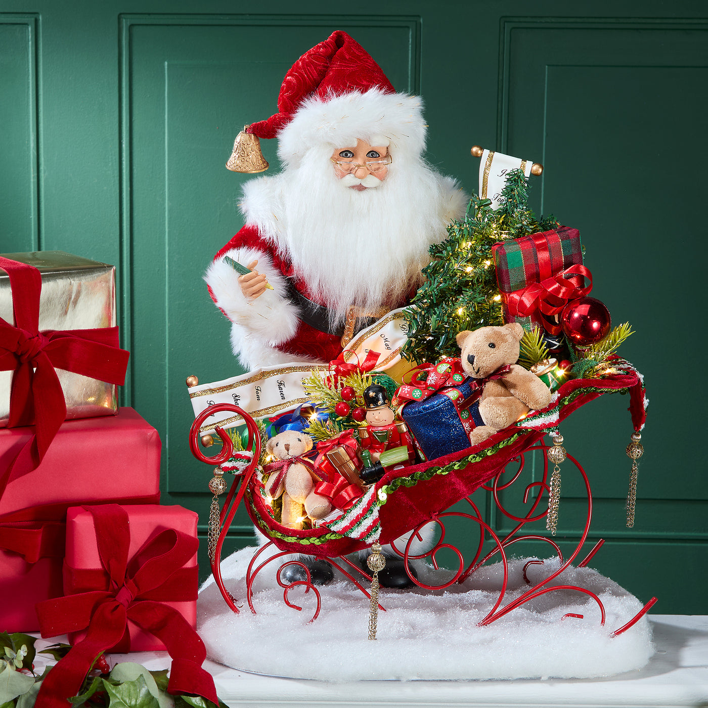 Lighted Special Delivery Collectible Santa (Preorder)