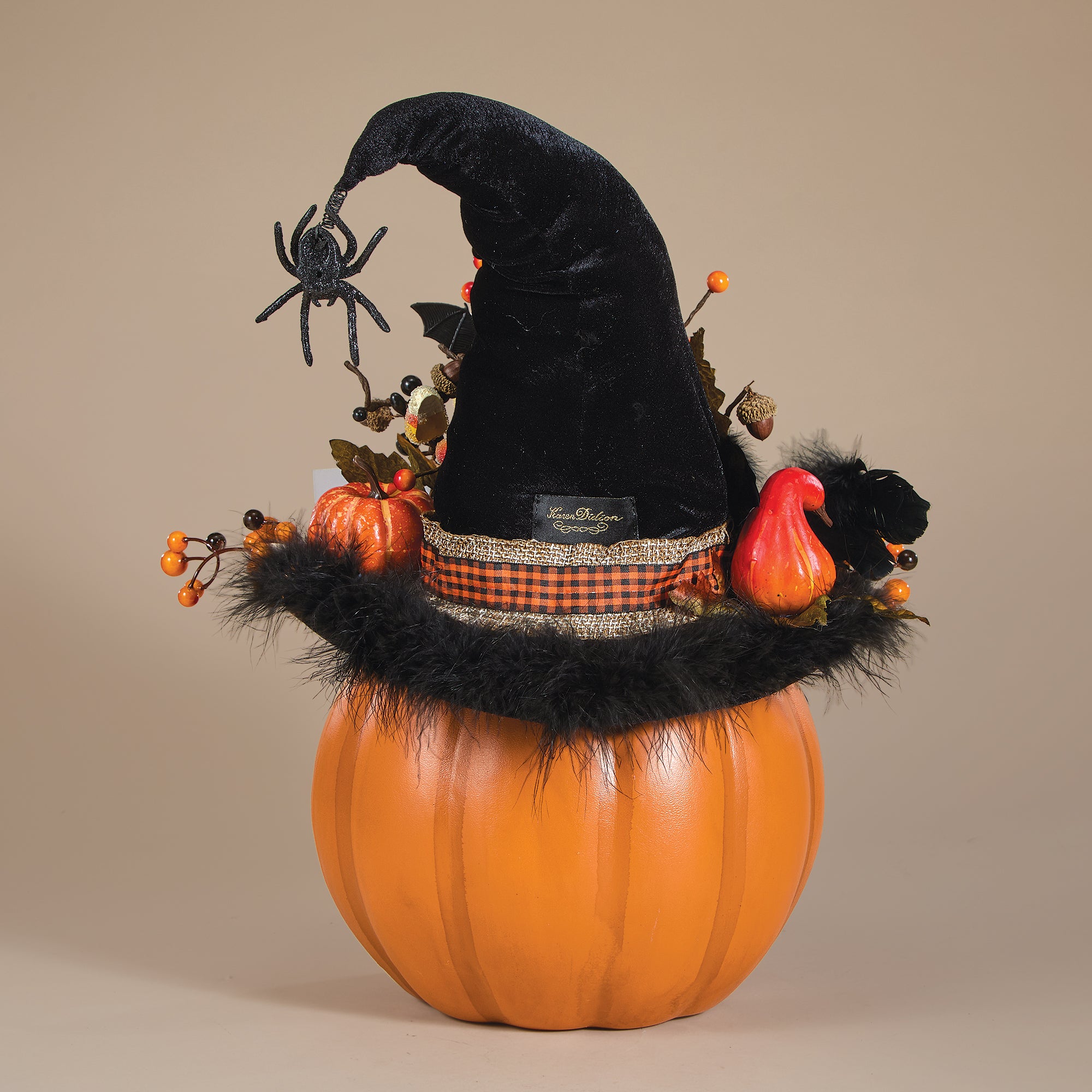 Lighted Happy Halloween Jack Sculpture (Preorder)