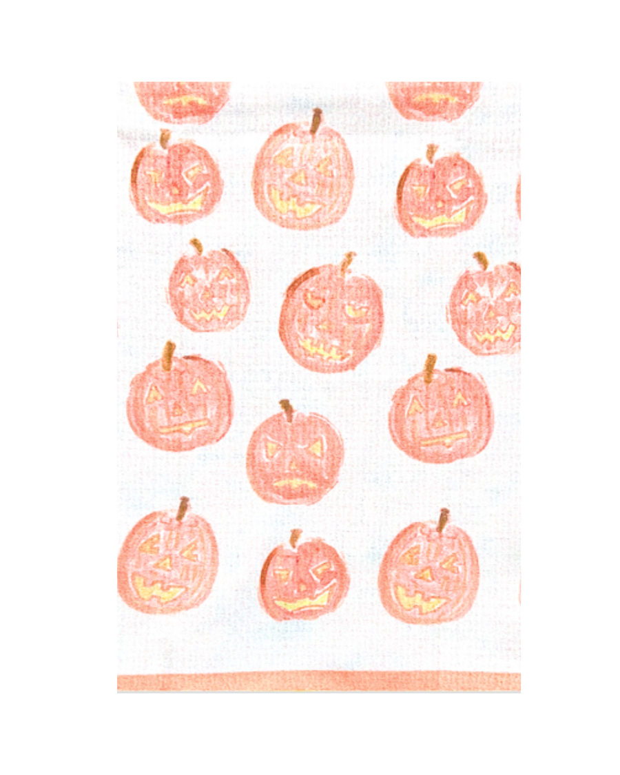 Pumpkin Patch Double-Sided Tea Towel