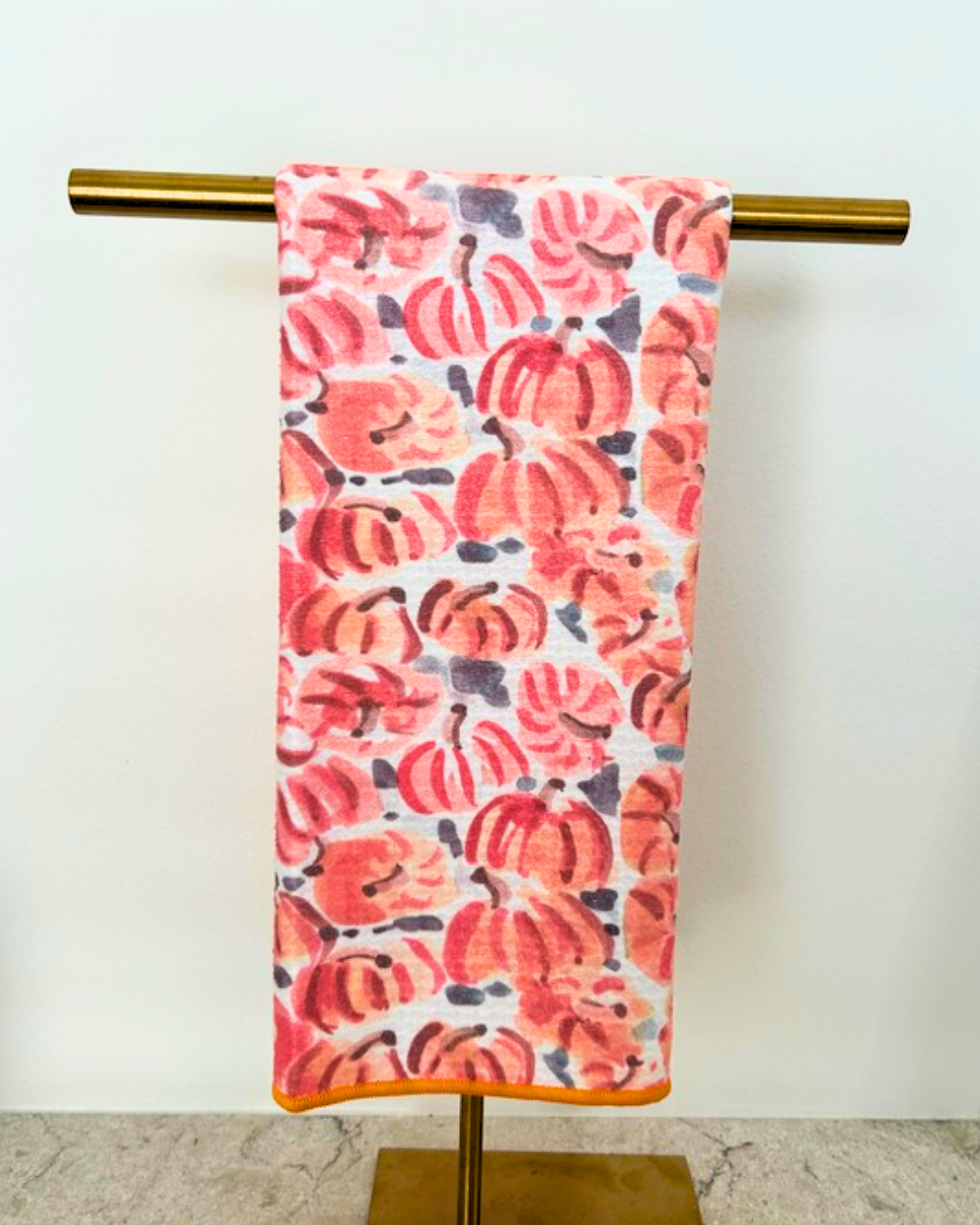 Pumpkin Patch Double-Sided Tea Towel