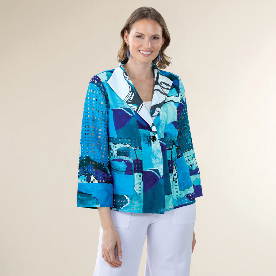 Reversible Cityscapes Jacket