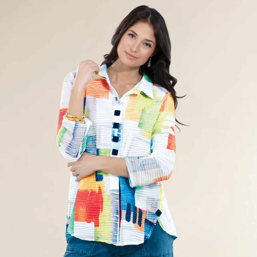 Colorful Stepping Stones Blouse