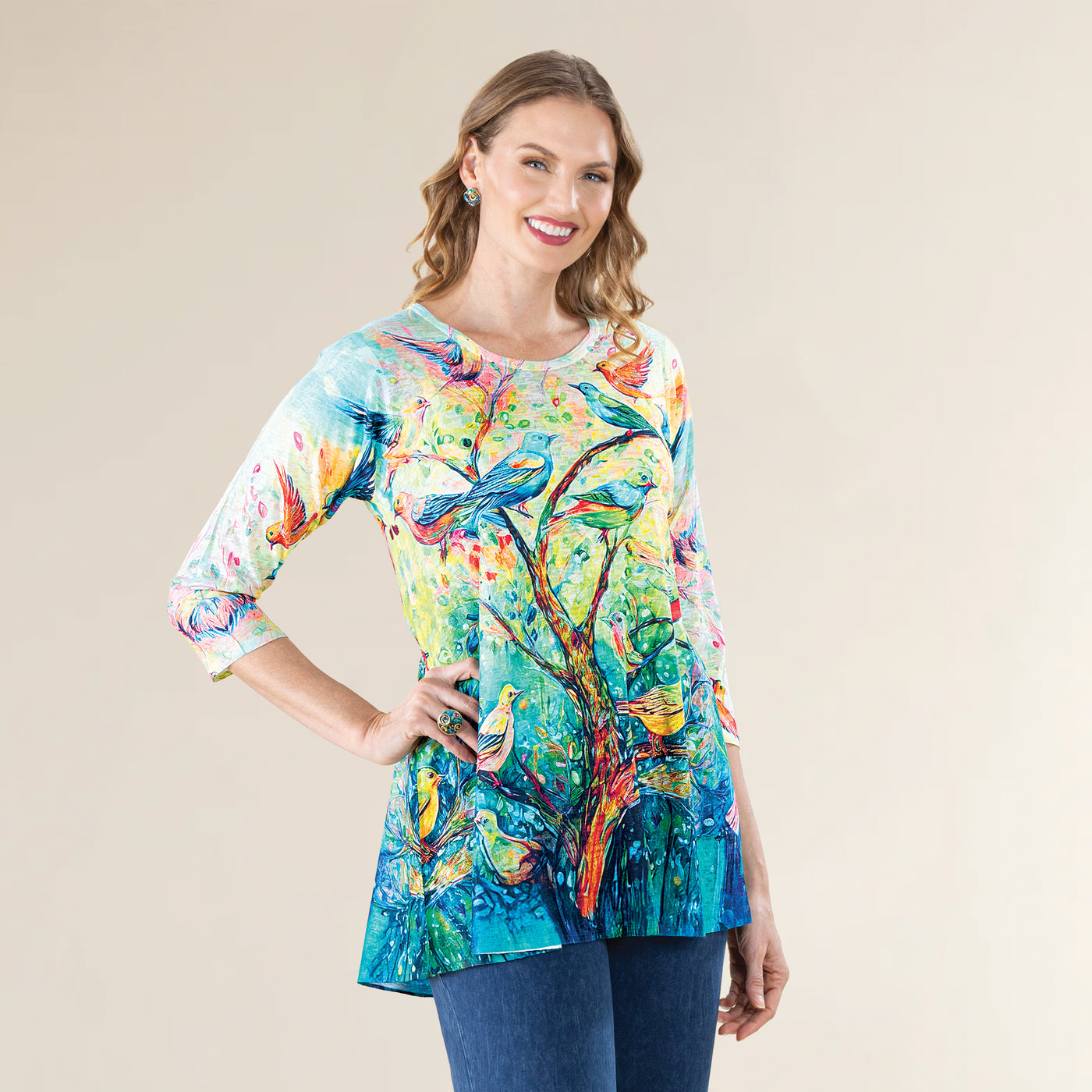 Colorful Flock Tunic