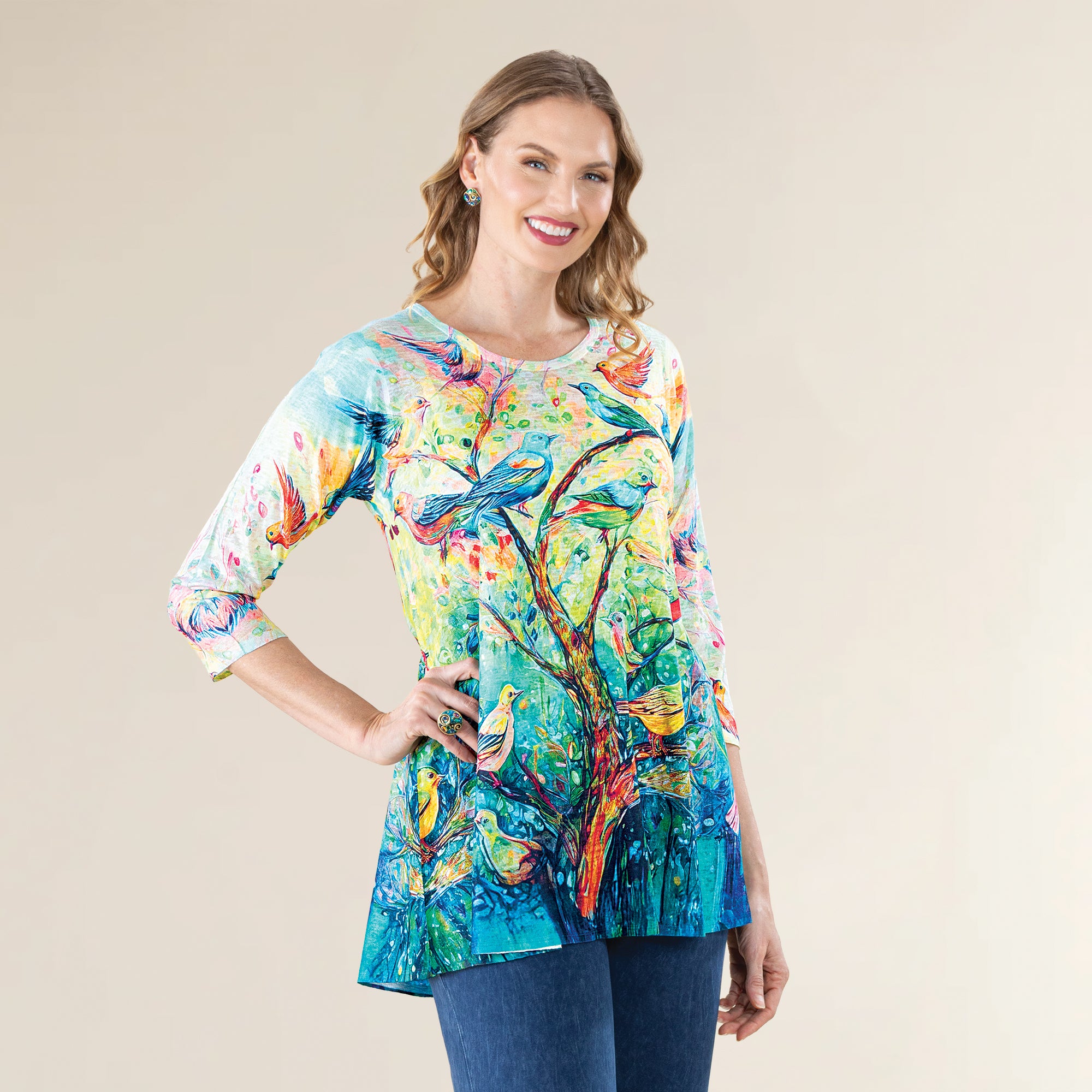 Colorful Flock Tunic