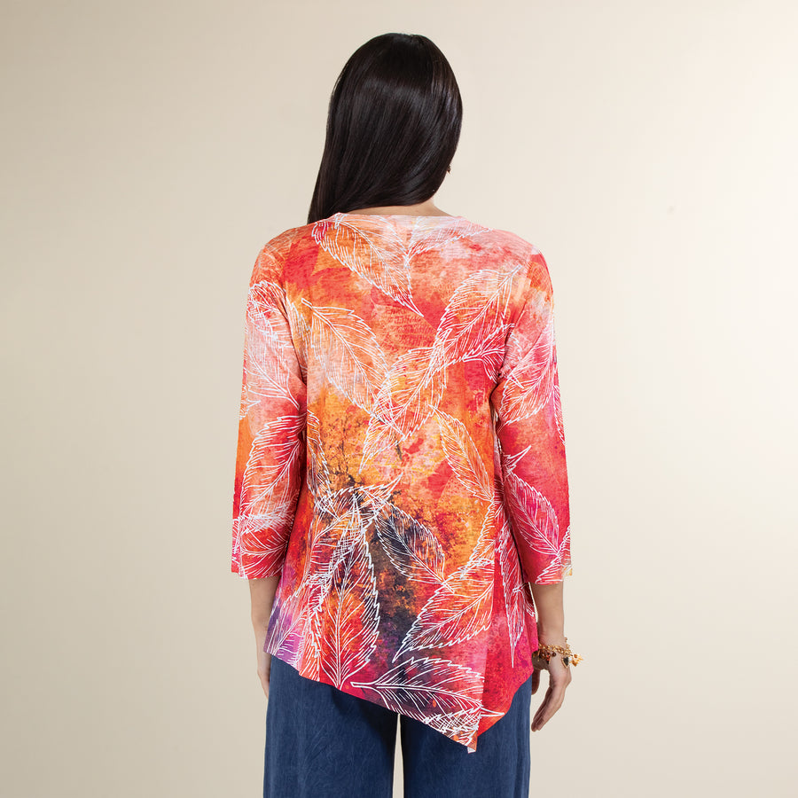 Golden Leaf Peeping Blouse