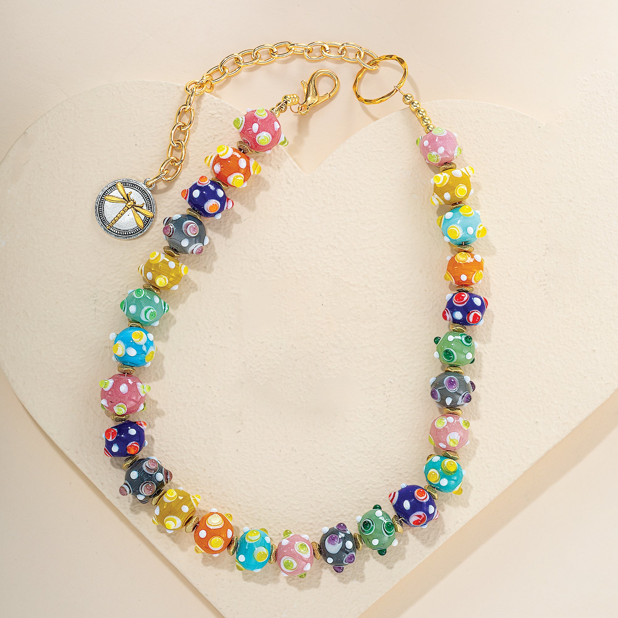 Murano Glass Colorful Paradise Necklace