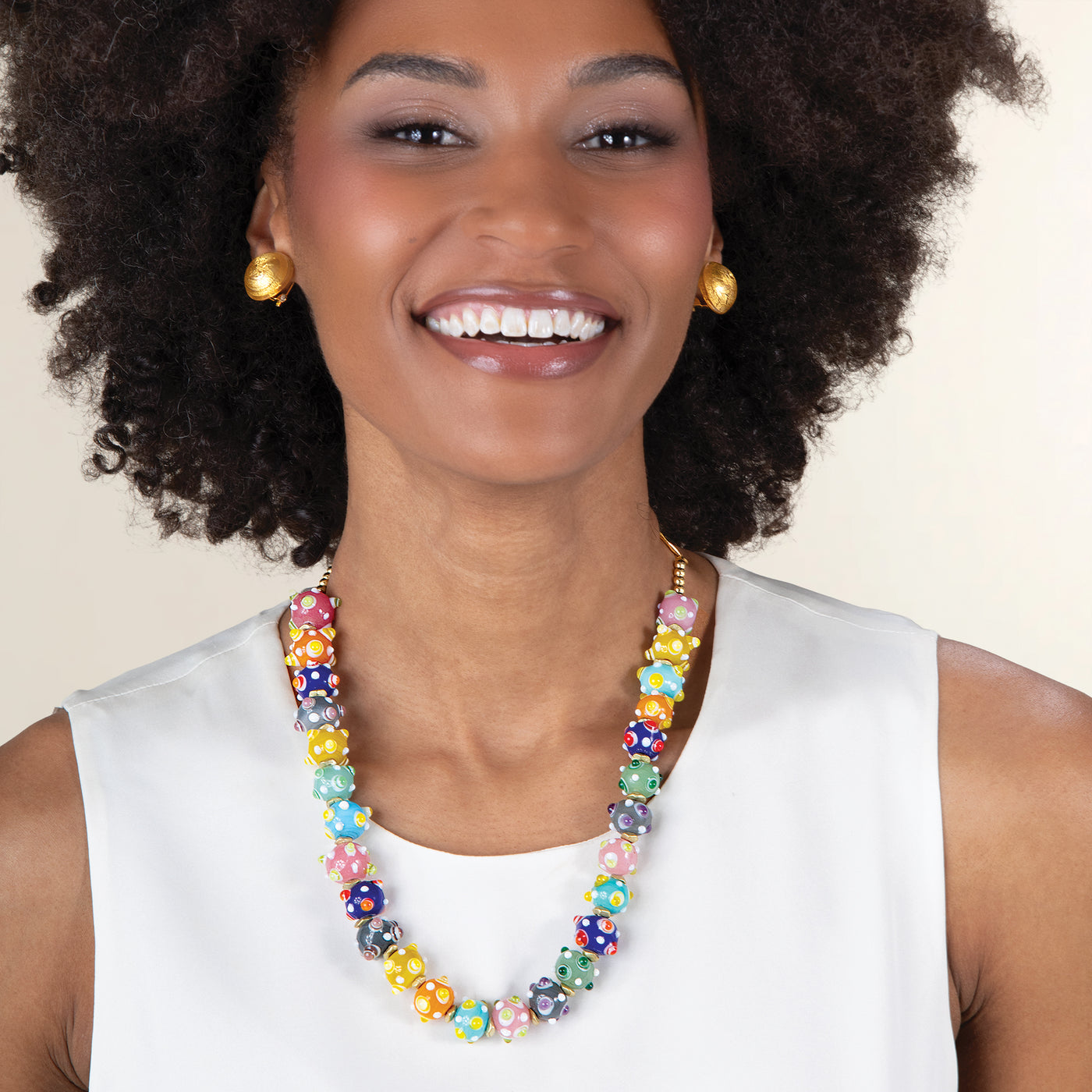 Murano Glass Colorful Paradise Necklace