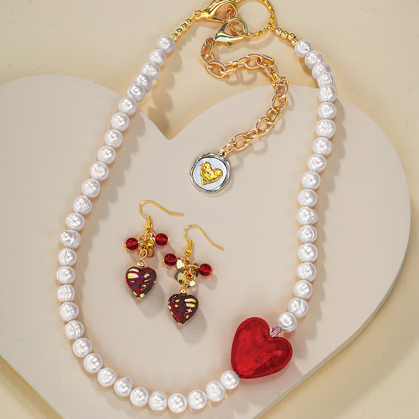Your Heart Is In The Right Place Freshwater Pearl Necklace