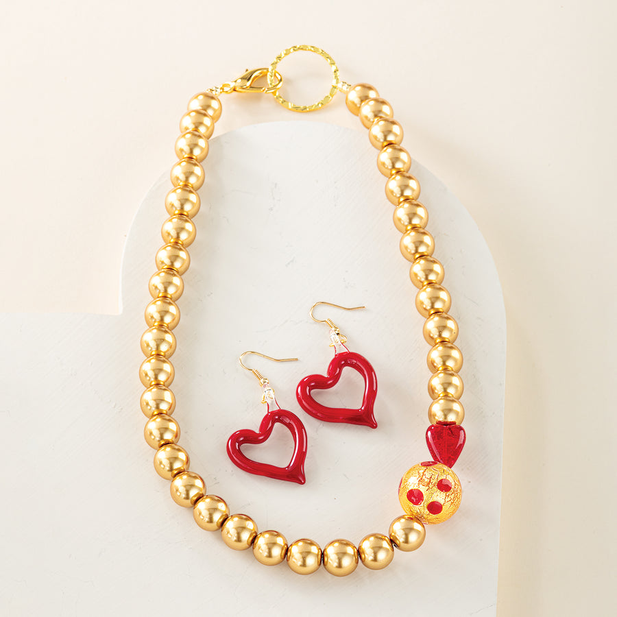 Murano Glass Focus On Love Necklace