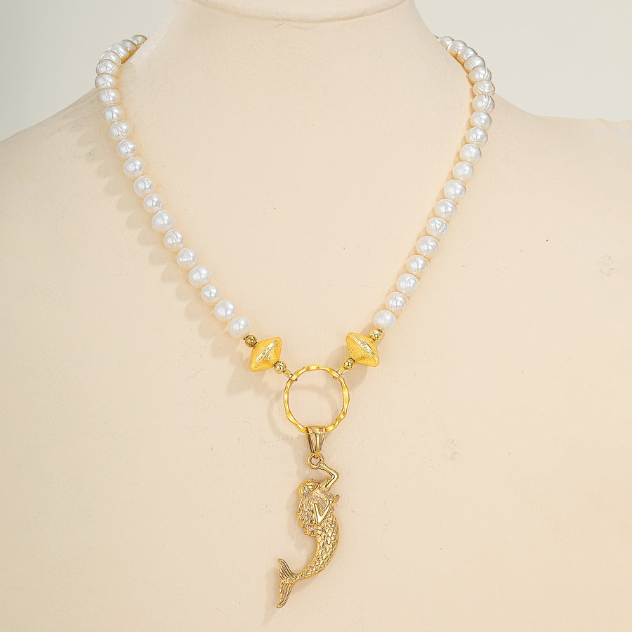 Mermaid Treasures Freshwater Pearl Necklace