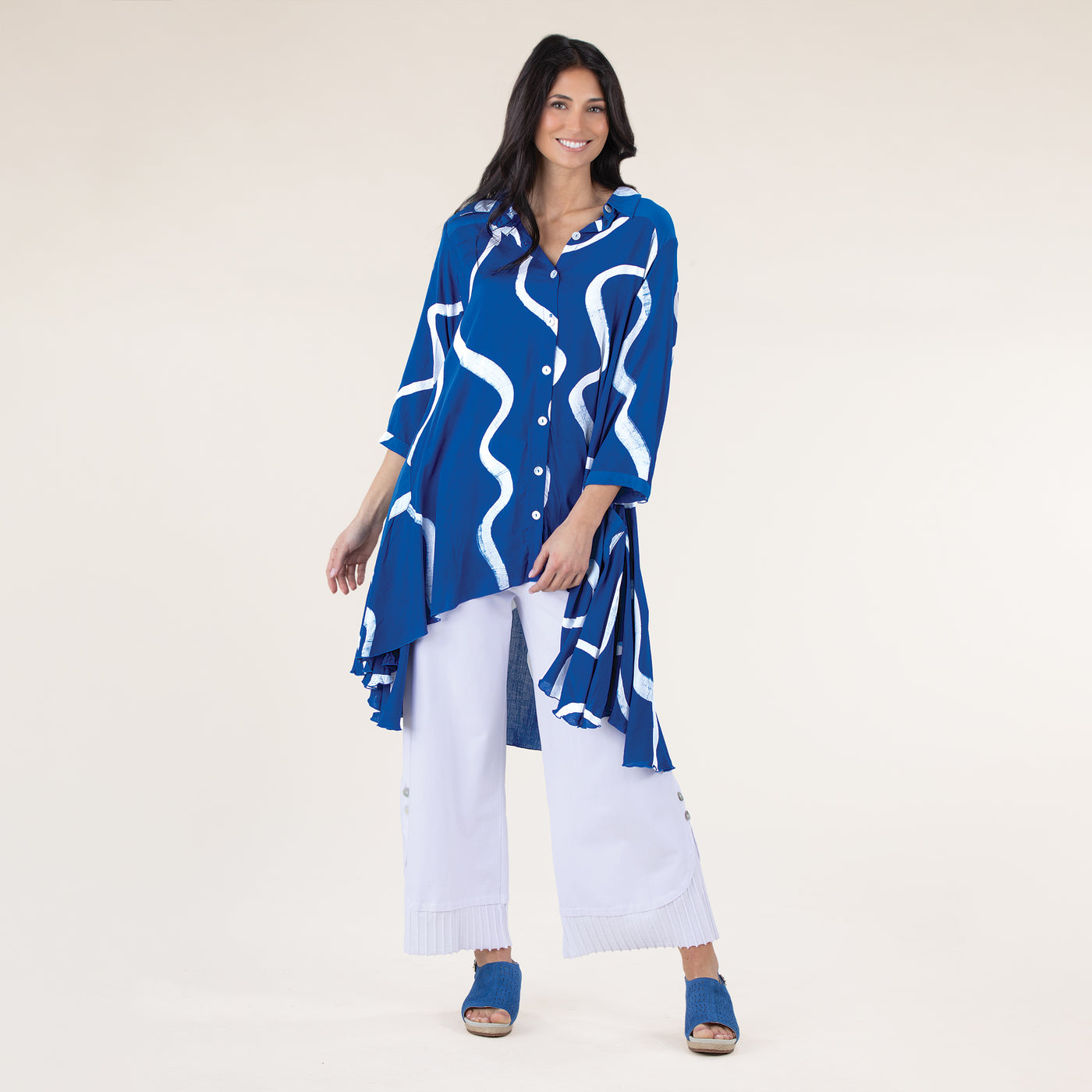 Balinese Cobalt Tunic
