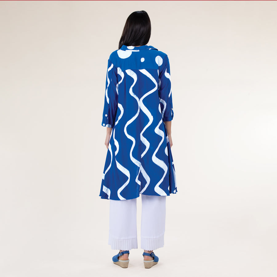 Balinese Cobalt Tunic
