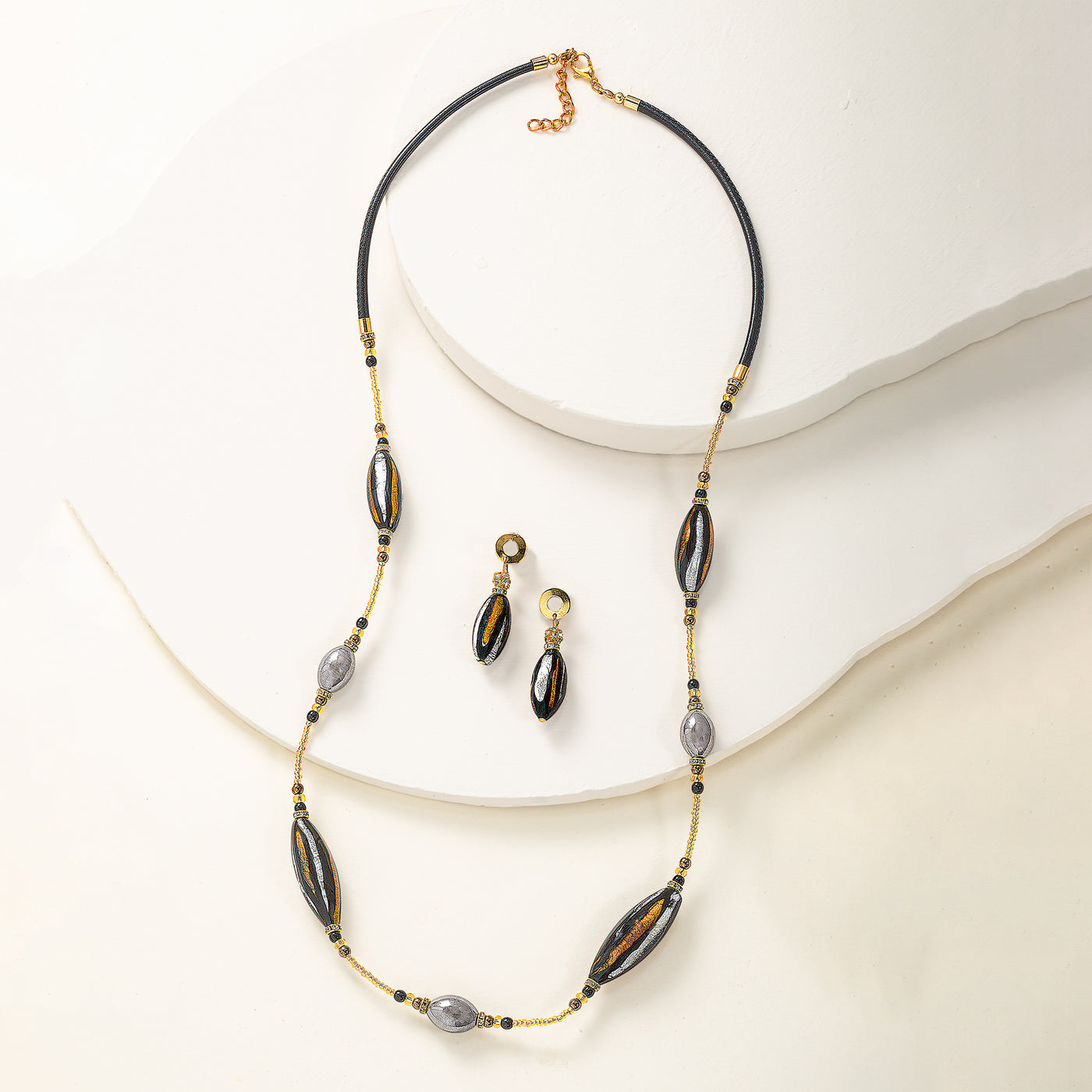 Murano Glass Safari Stylings Necklace