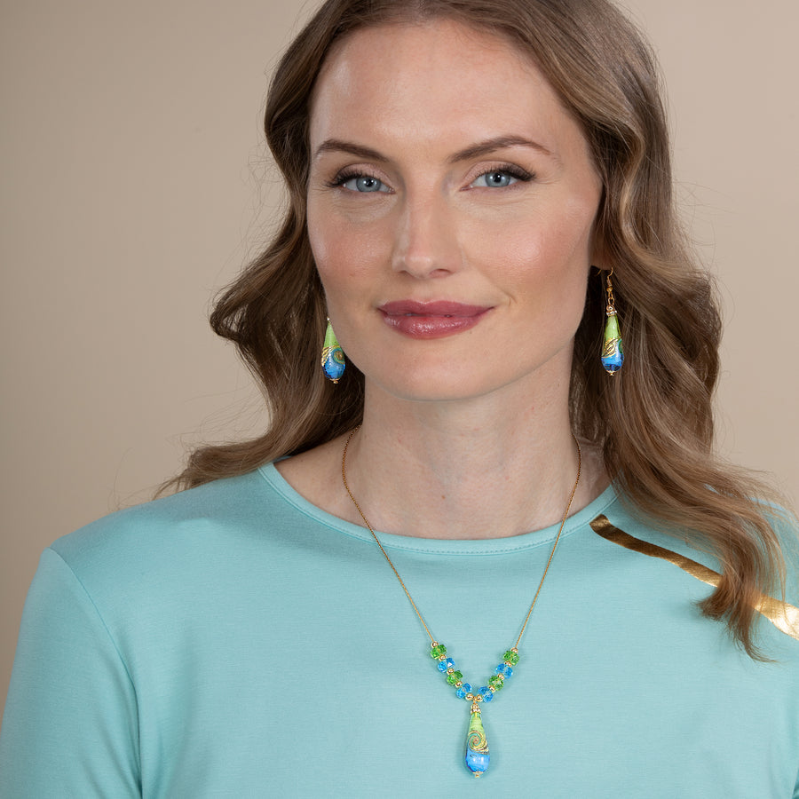 Murano Glass South Beach Earrings (Preorder)