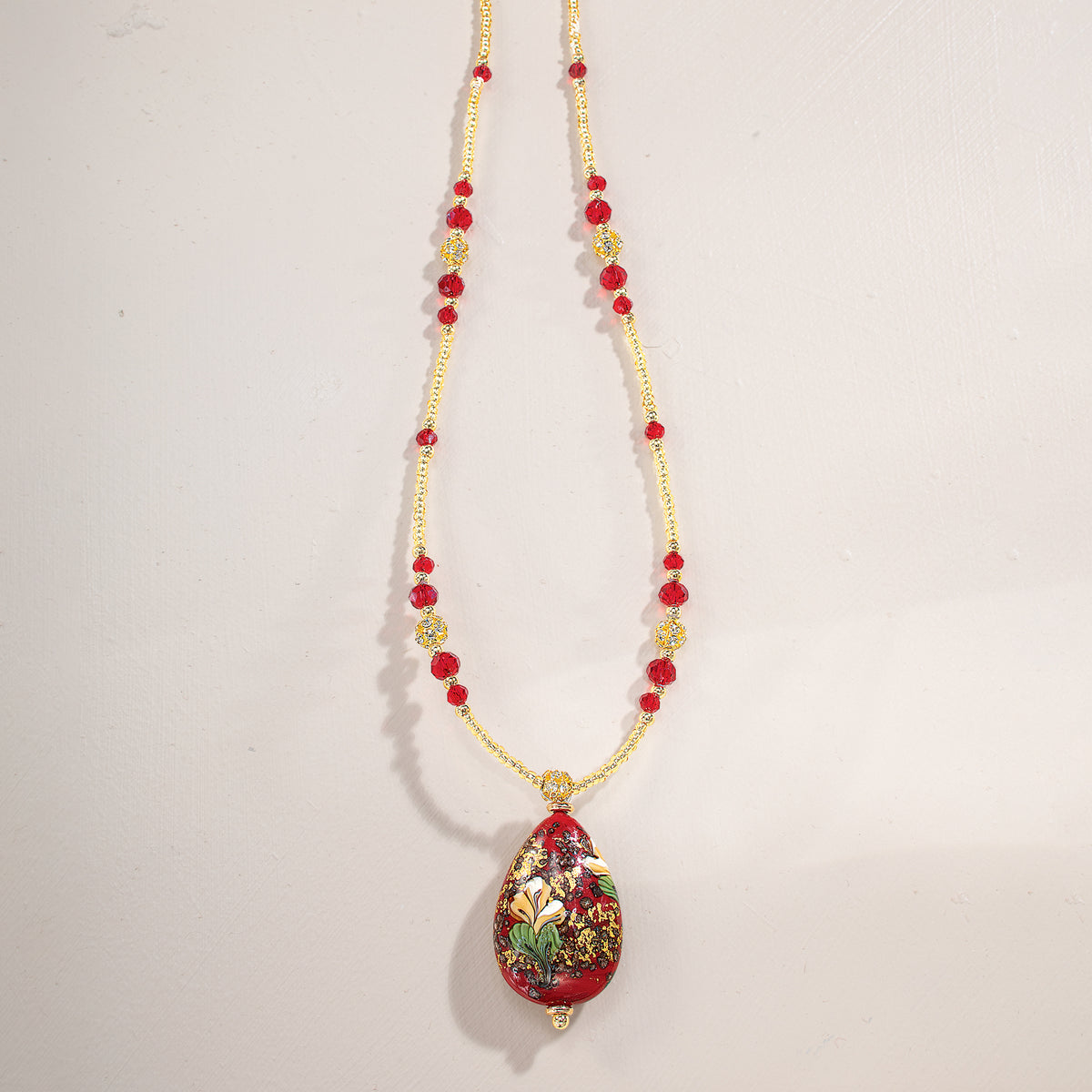 Holiday Bloom Pendant Necklace (Preorder)