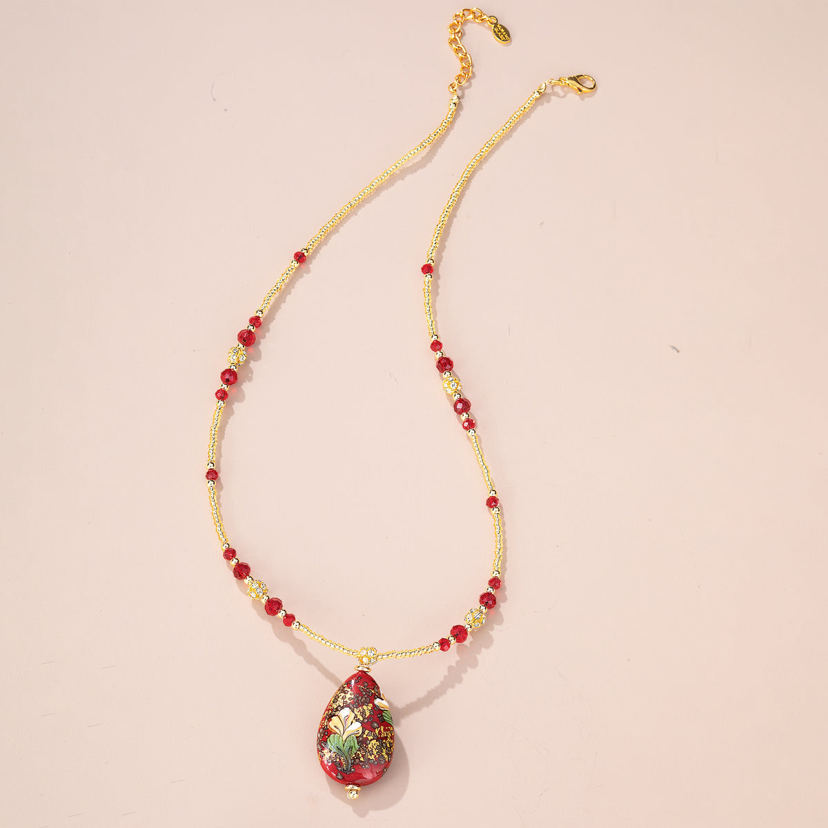 Holiday Bloom Pendant Necklace (Preorder)