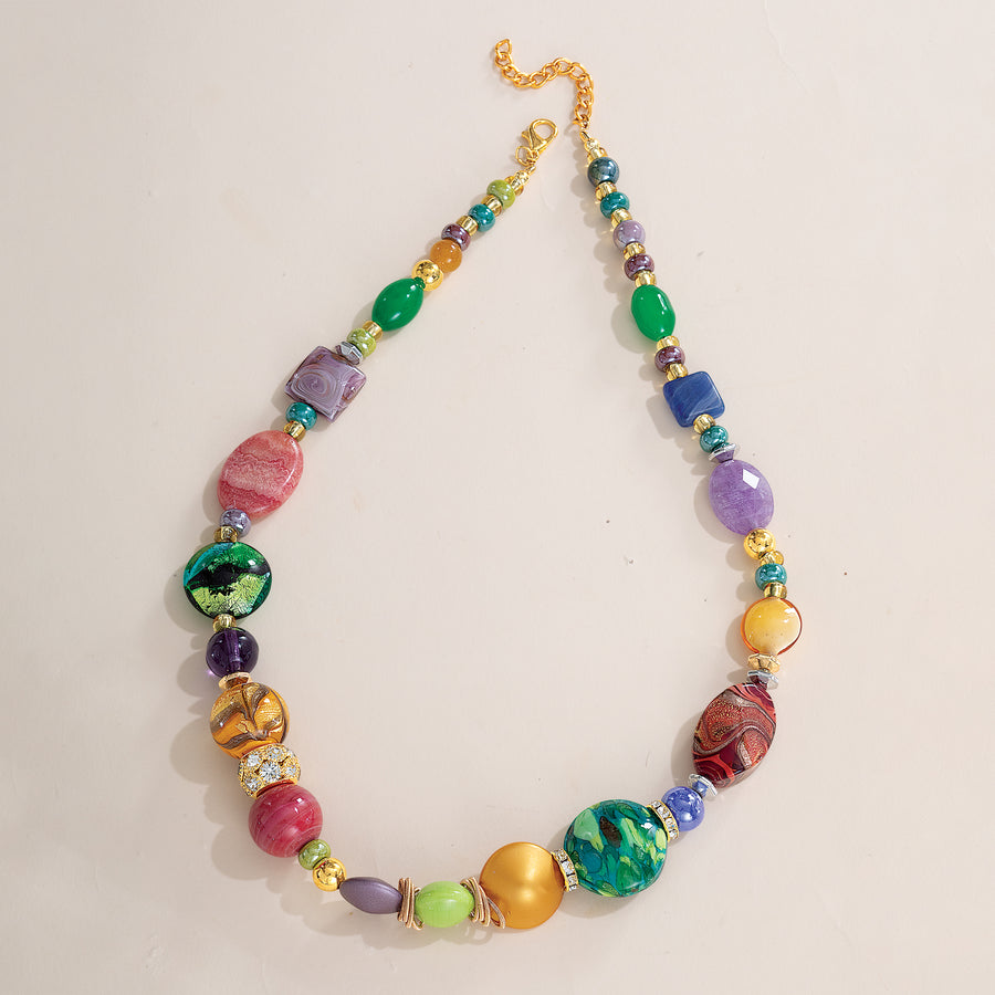 Murano Glass Paradiso Beaded Necklace