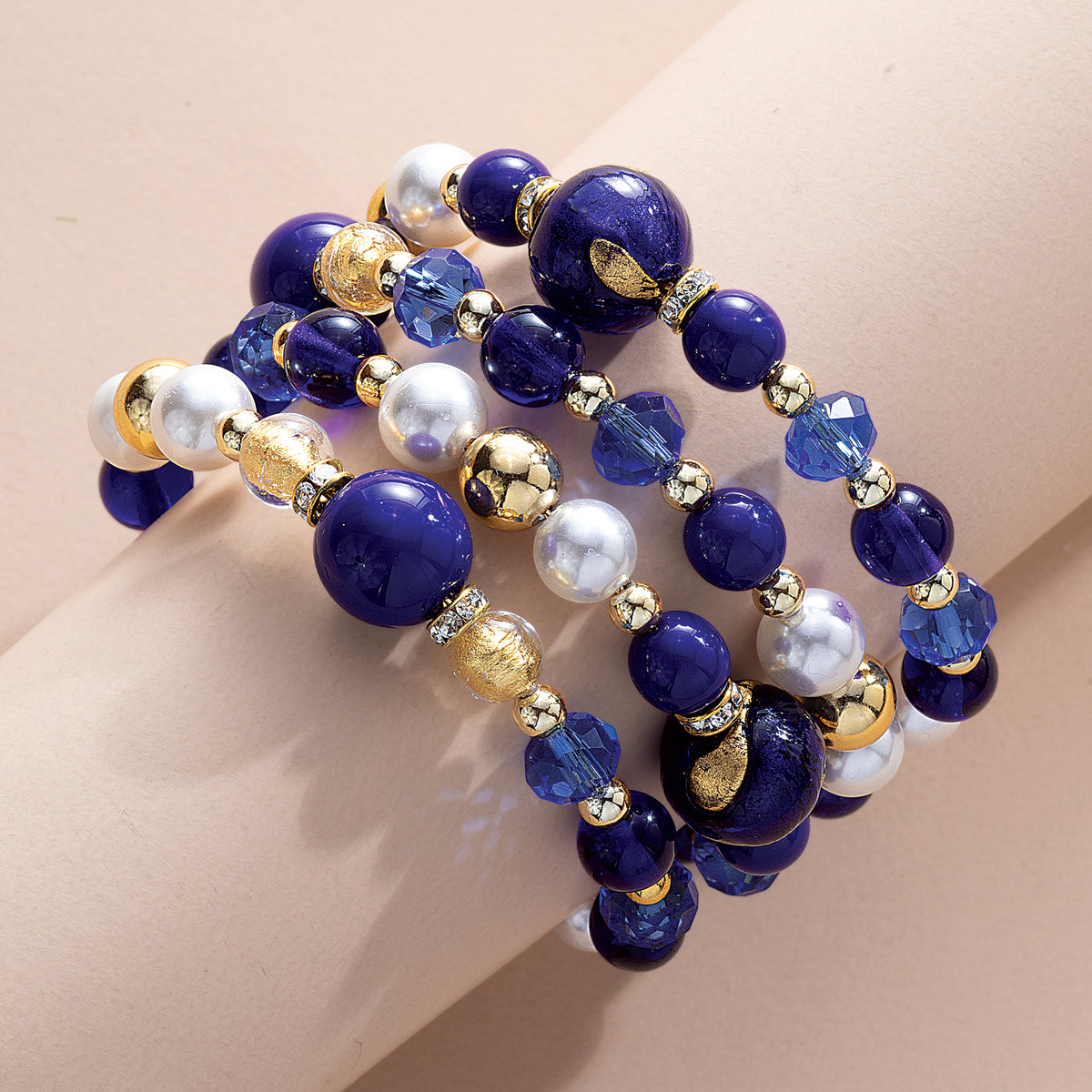 Murano Glass Blue Royale Bracelet (Preorder)