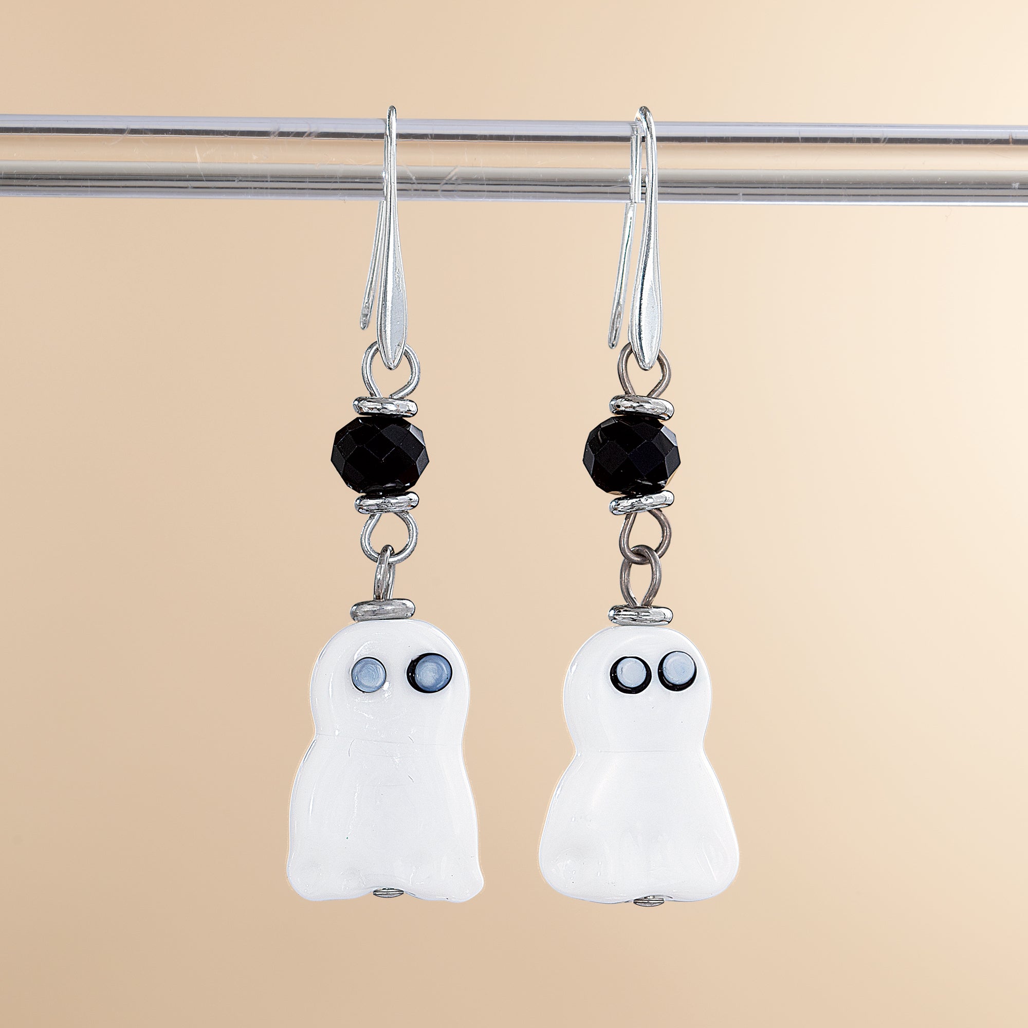 Murano Glass Glamorous Ghost Earrings (Preorder)