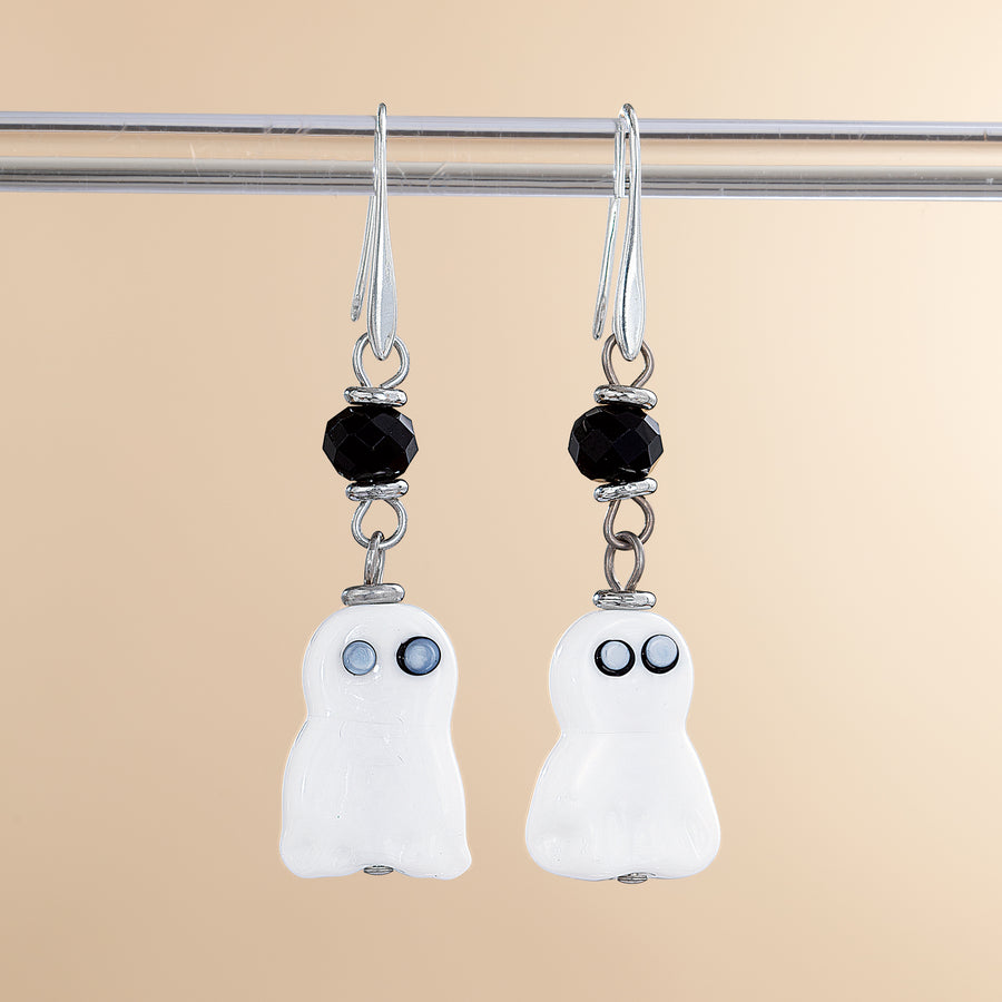 Murano Glass Glamorous Ghost Earrings (Preorder)