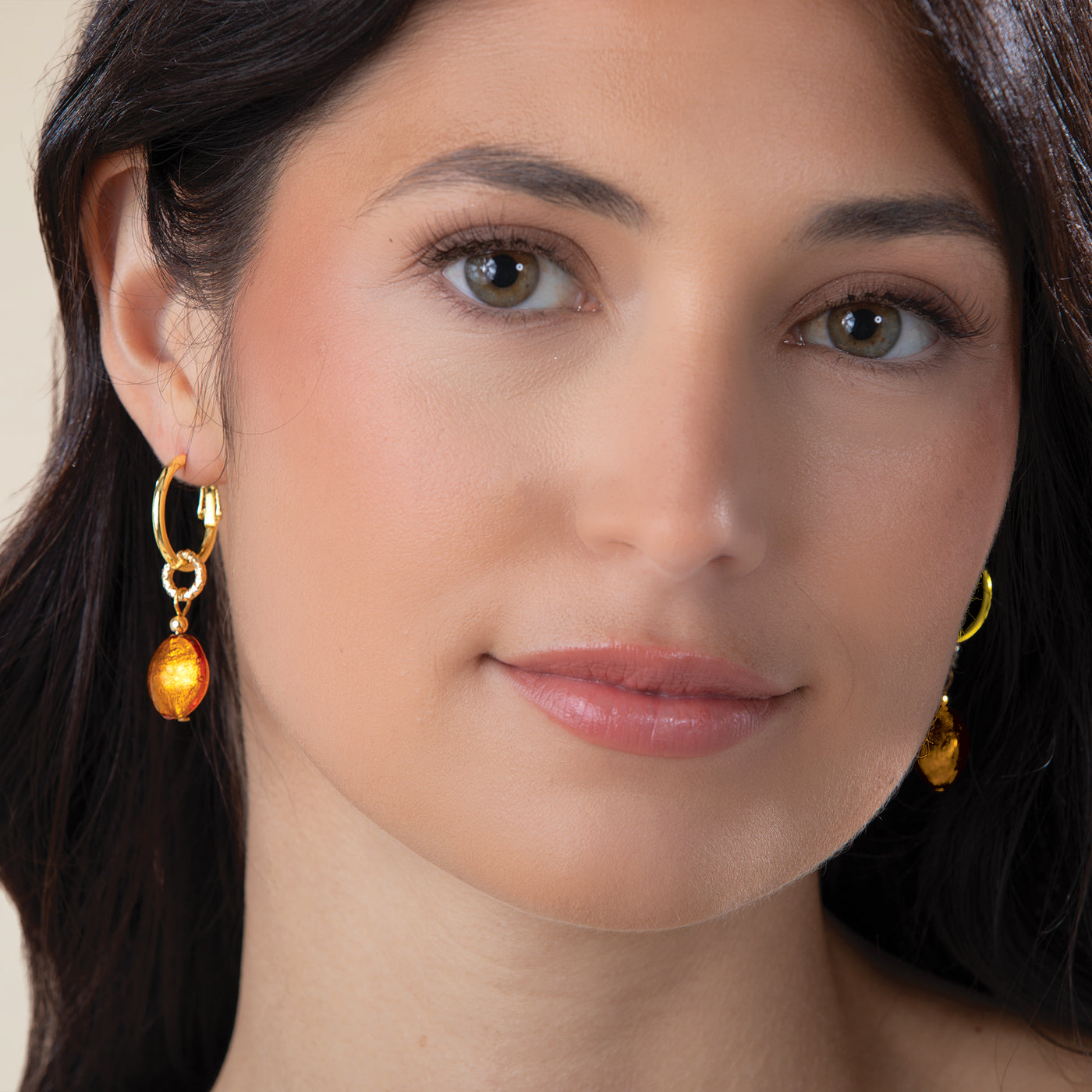 Murano Glass Multi-Way Interchangeable Hoop Earrings (Preorder)