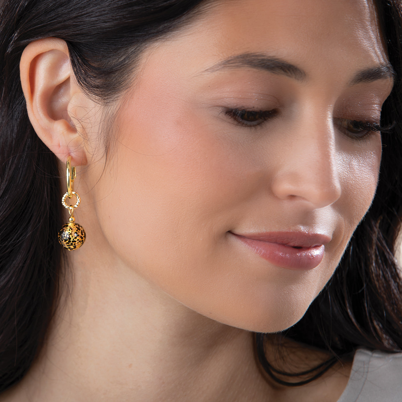 Murano Glass Multi-Way Interchangeable Hoop Earrings (Preorder)