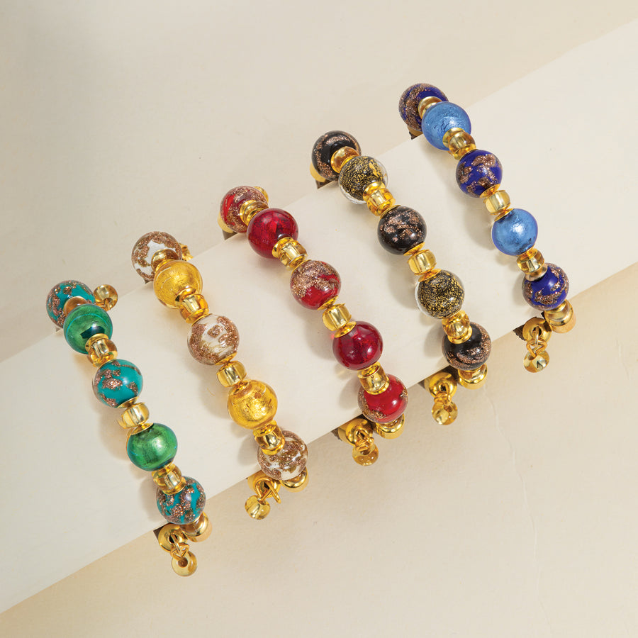 Murano Glass Cielo Notturno Cobalt Bracelet