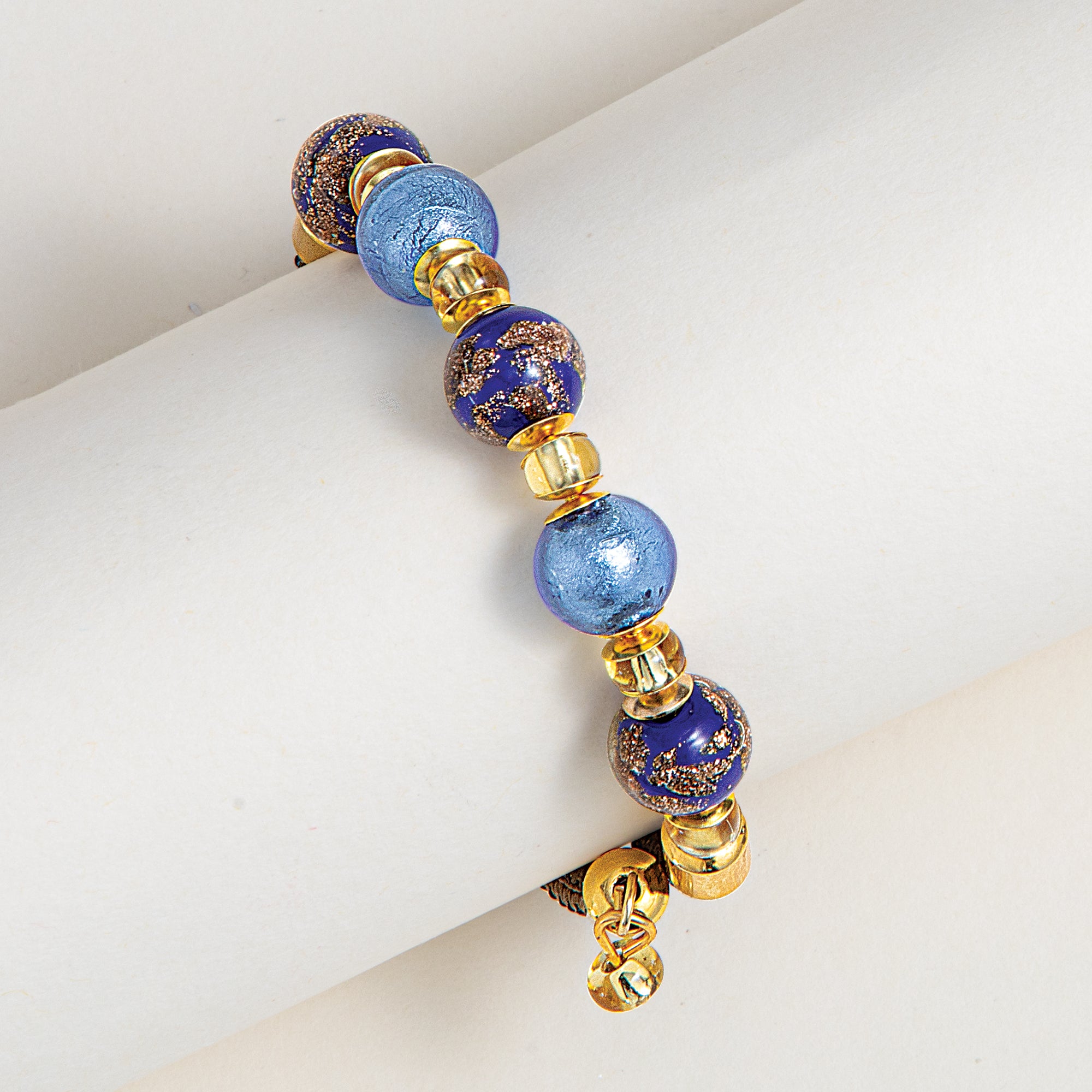 Murano Glass Cielo Notturno Cobalt Bracelet