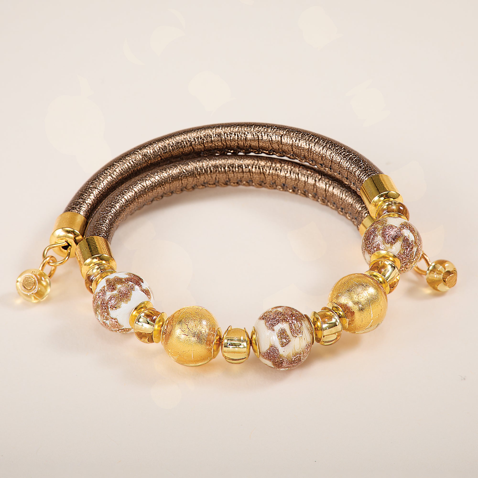 Murano Glass Gold Cielo Notturno Bracelet